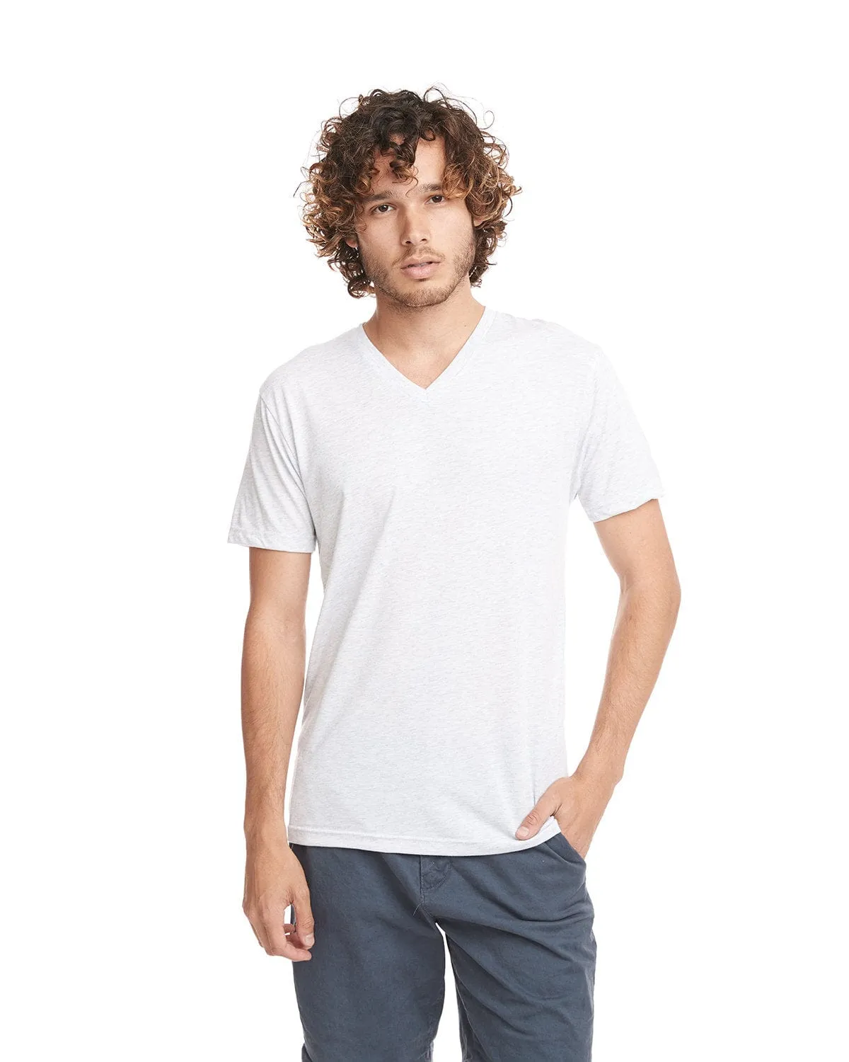 Next Level Mens Triblend V-Neck Tee