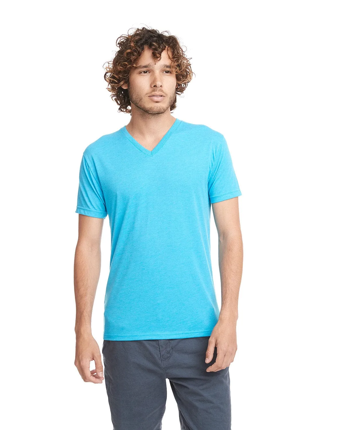 Next Level Mens Triblend V-Neck Tee