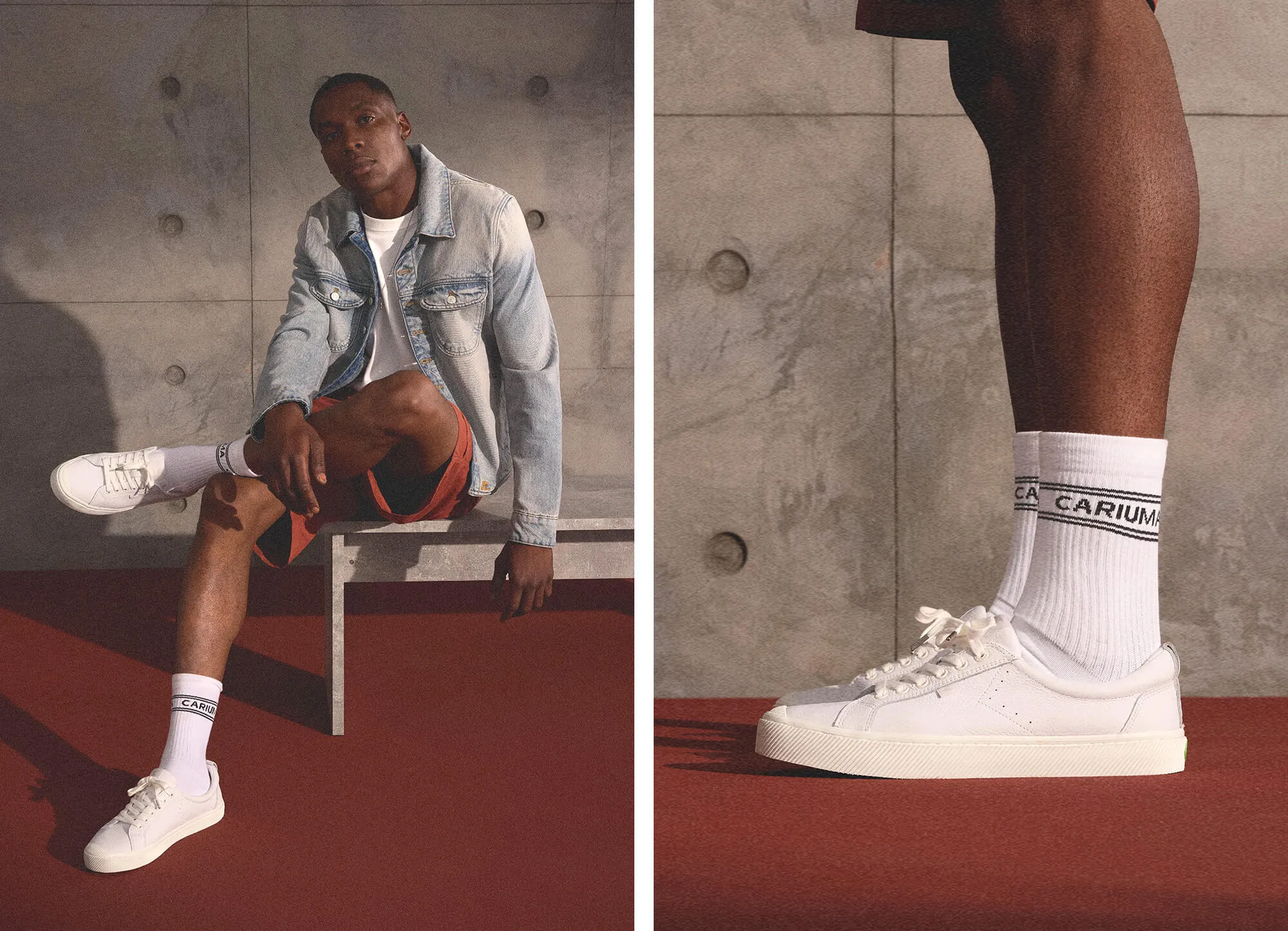 OCA Low Grey Premium Leather Sneaker Men