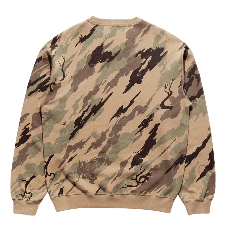 Organic Camo Crew Sweat Organi Woodland