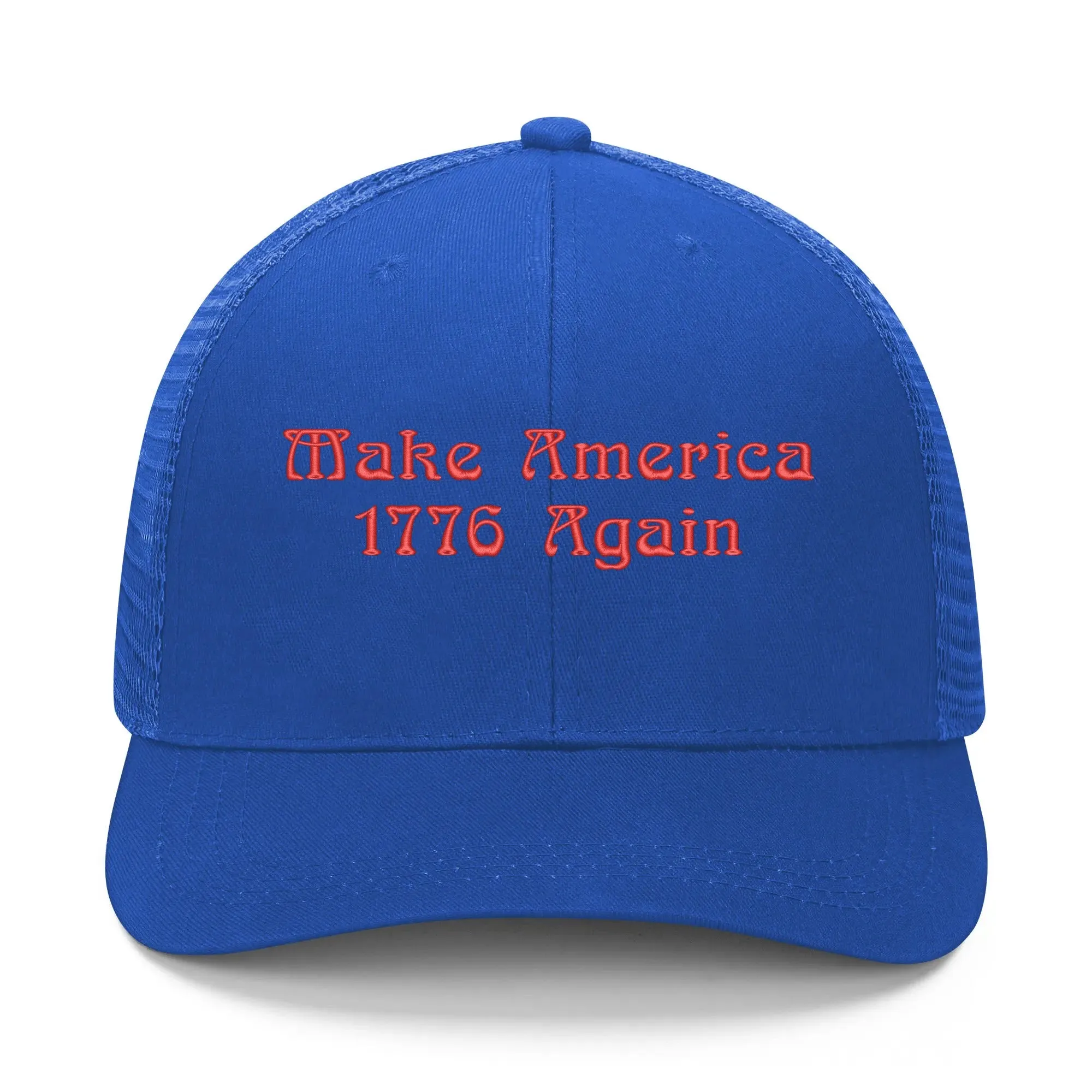 Patriotic Embroidered Trucker Hat