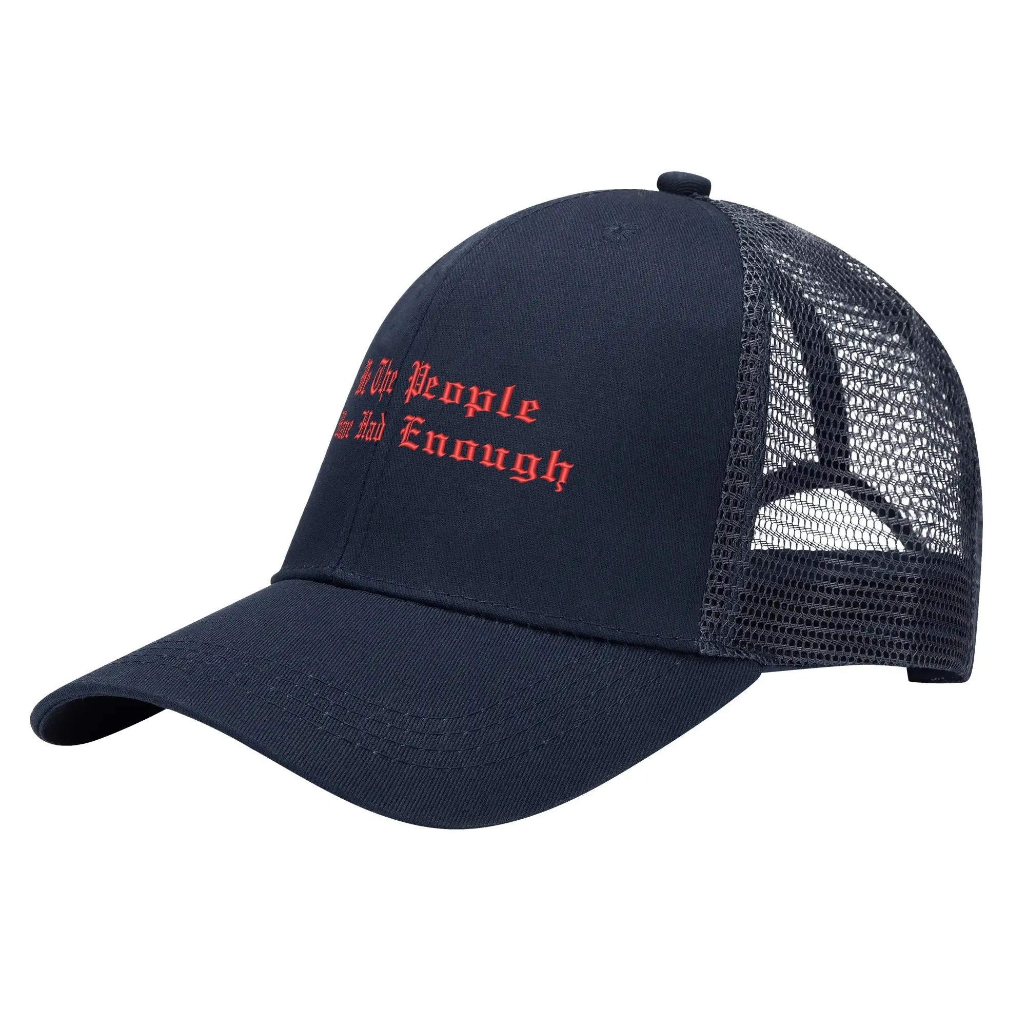Patriotic Embroidered Trucker Hat
