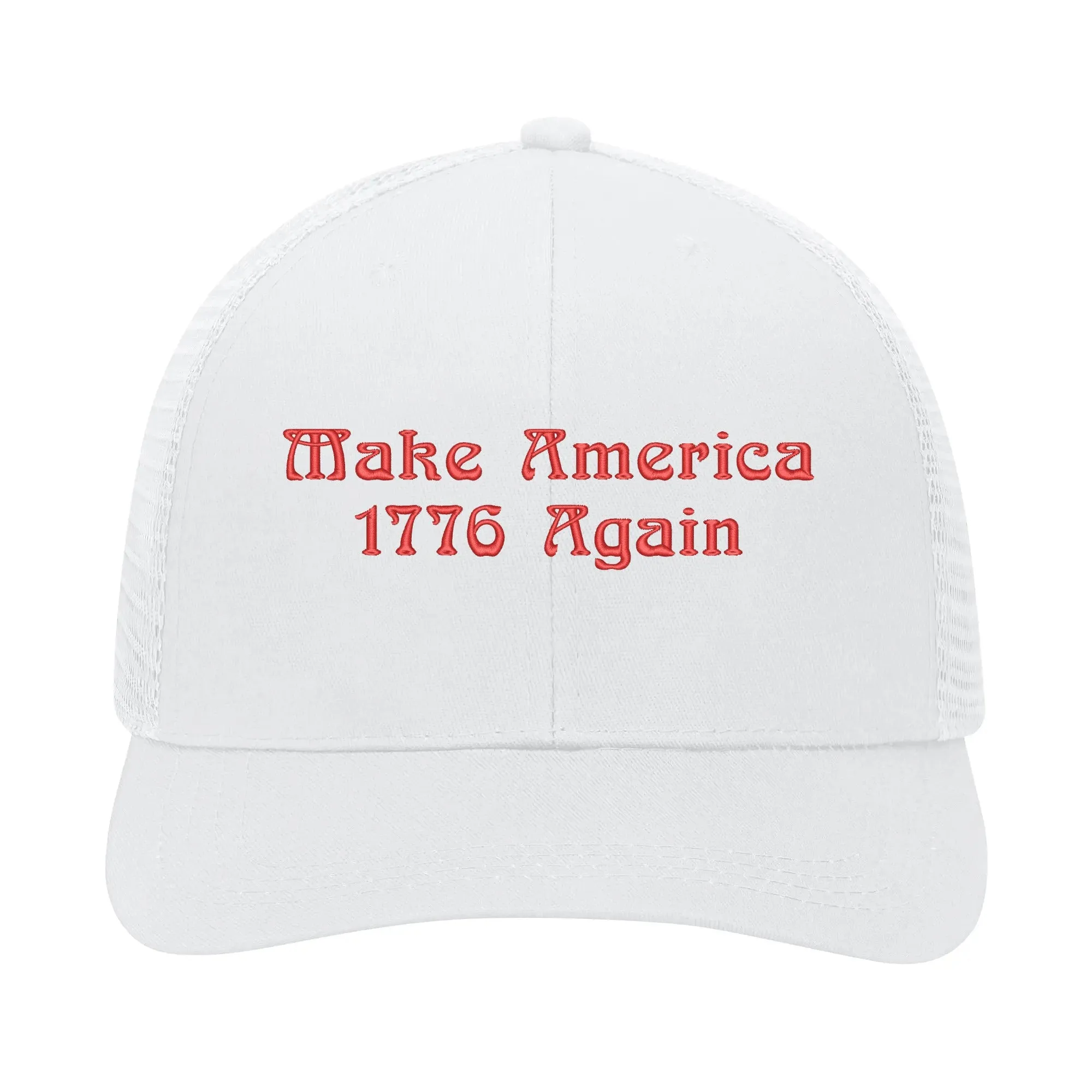 Patriotic Embroidered Trucker Hat