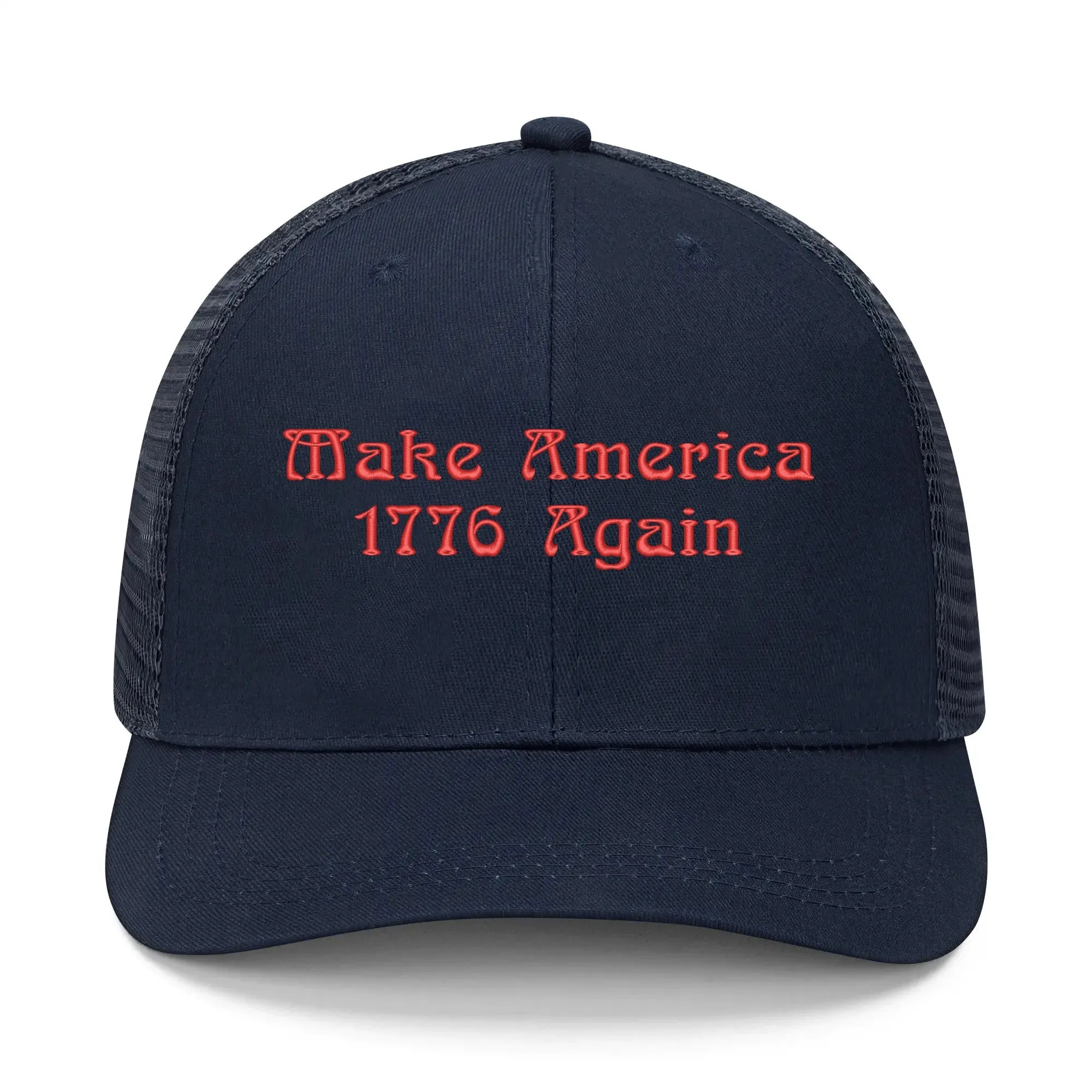 Patriotic Embroidered Trucker Hat