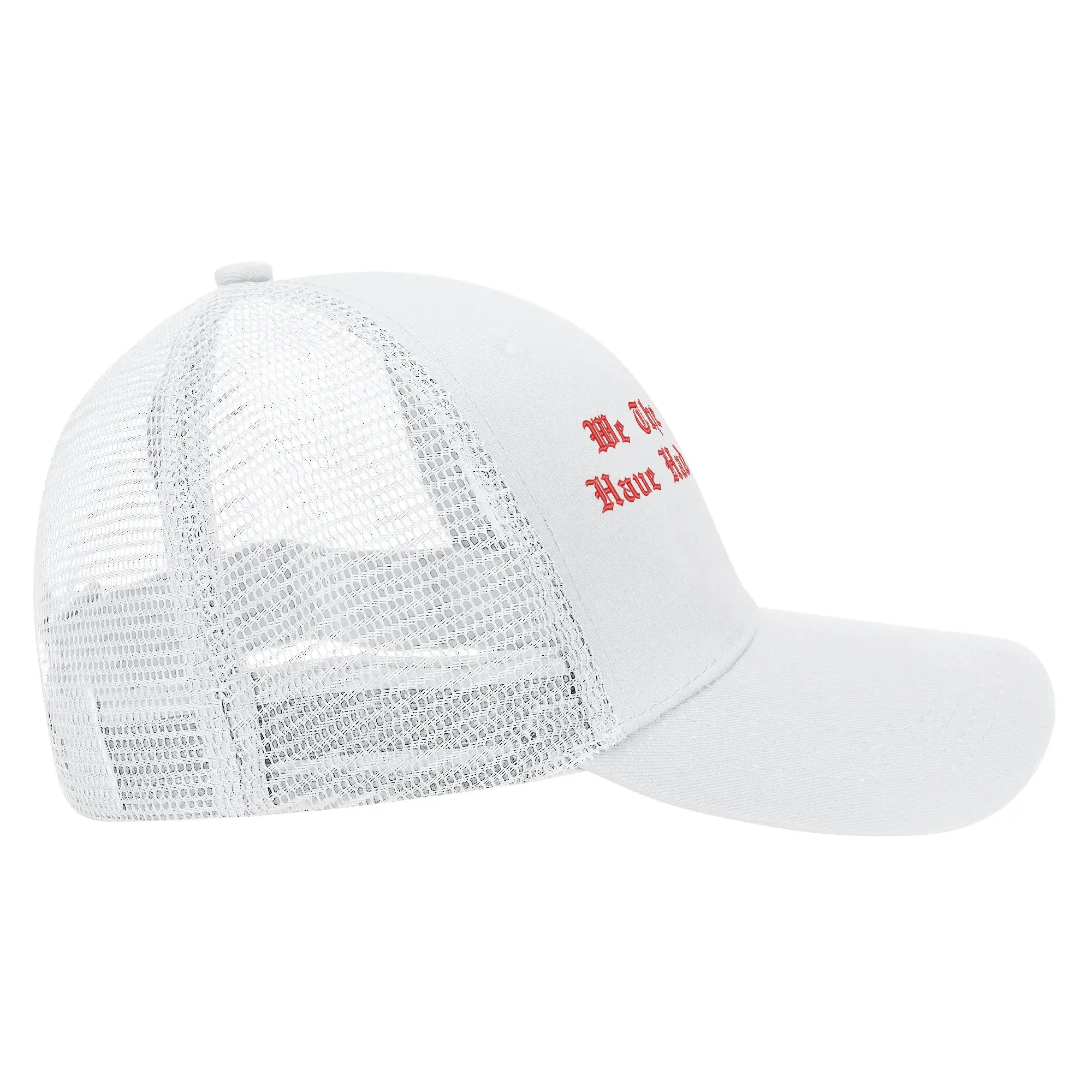 Patriotic Embroidered Trucker Hat