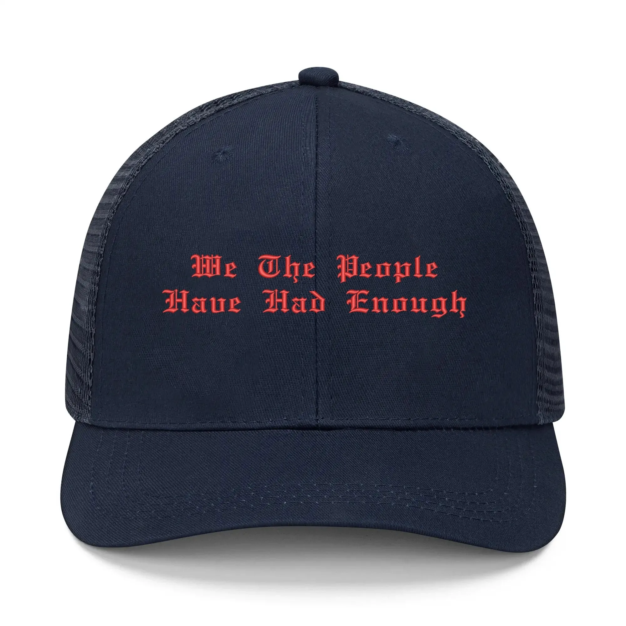 Patriotic Embroidered Trucker Hat