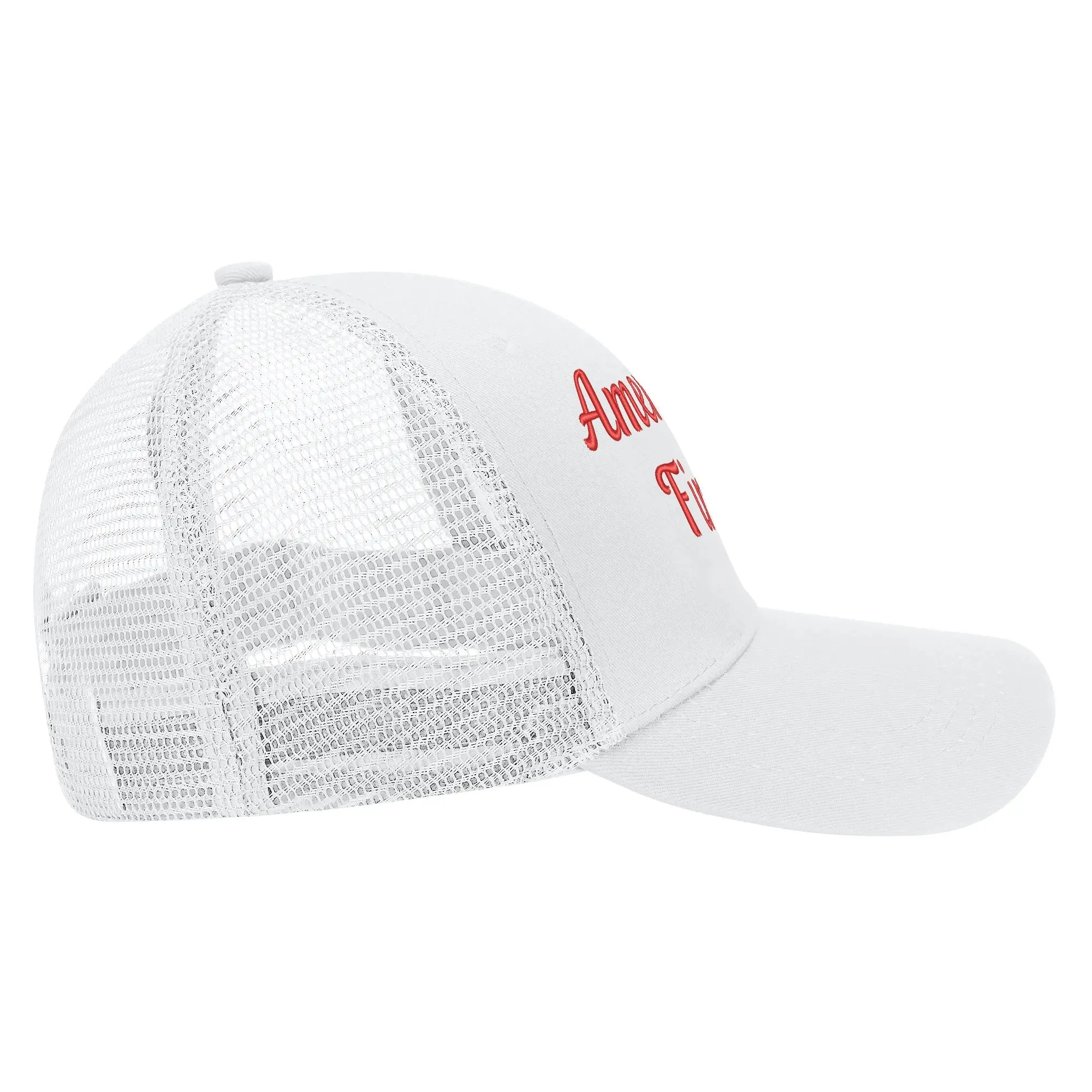 Patriotic Embroidered Trucker Hat