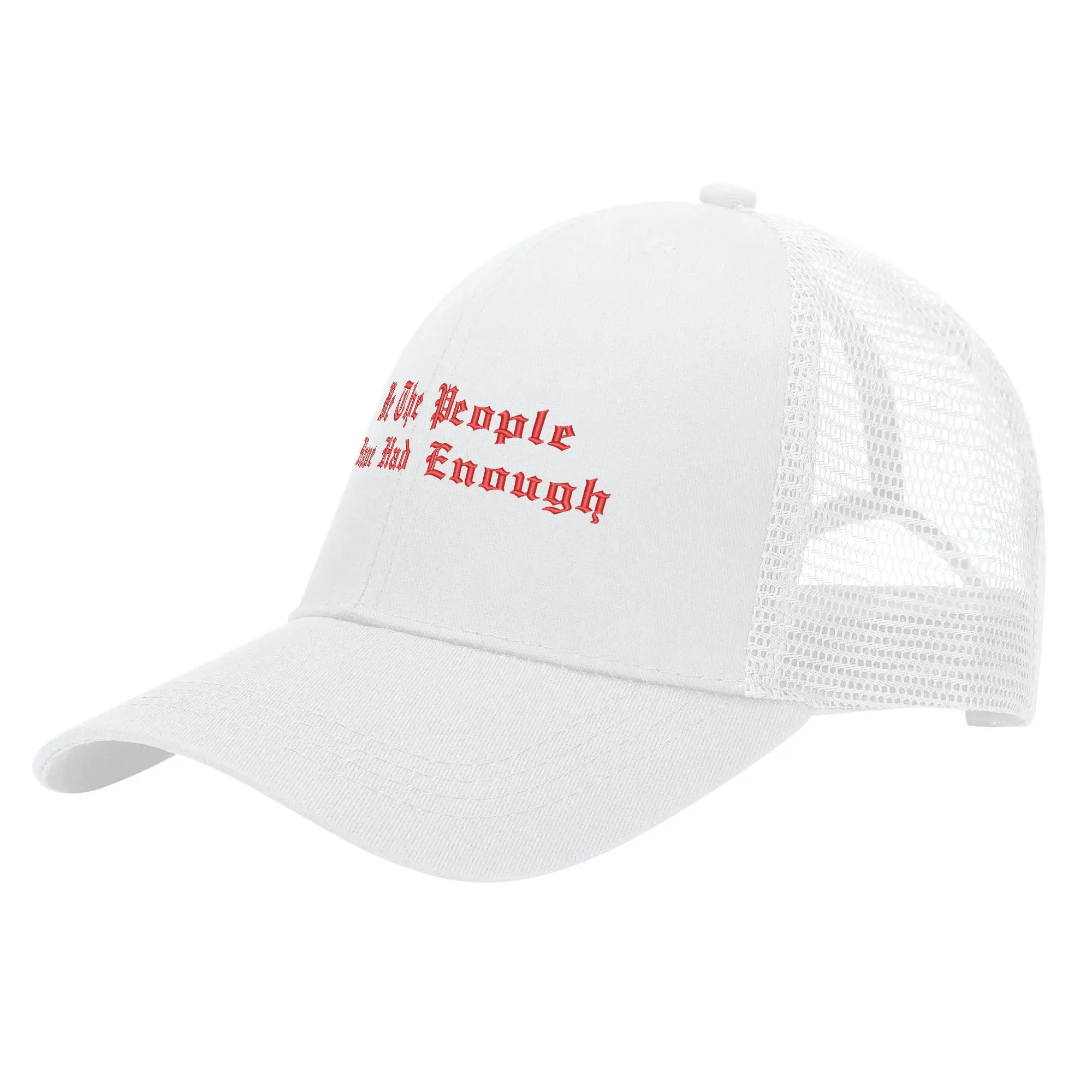 Patriotic Embroidered Trucker Hat