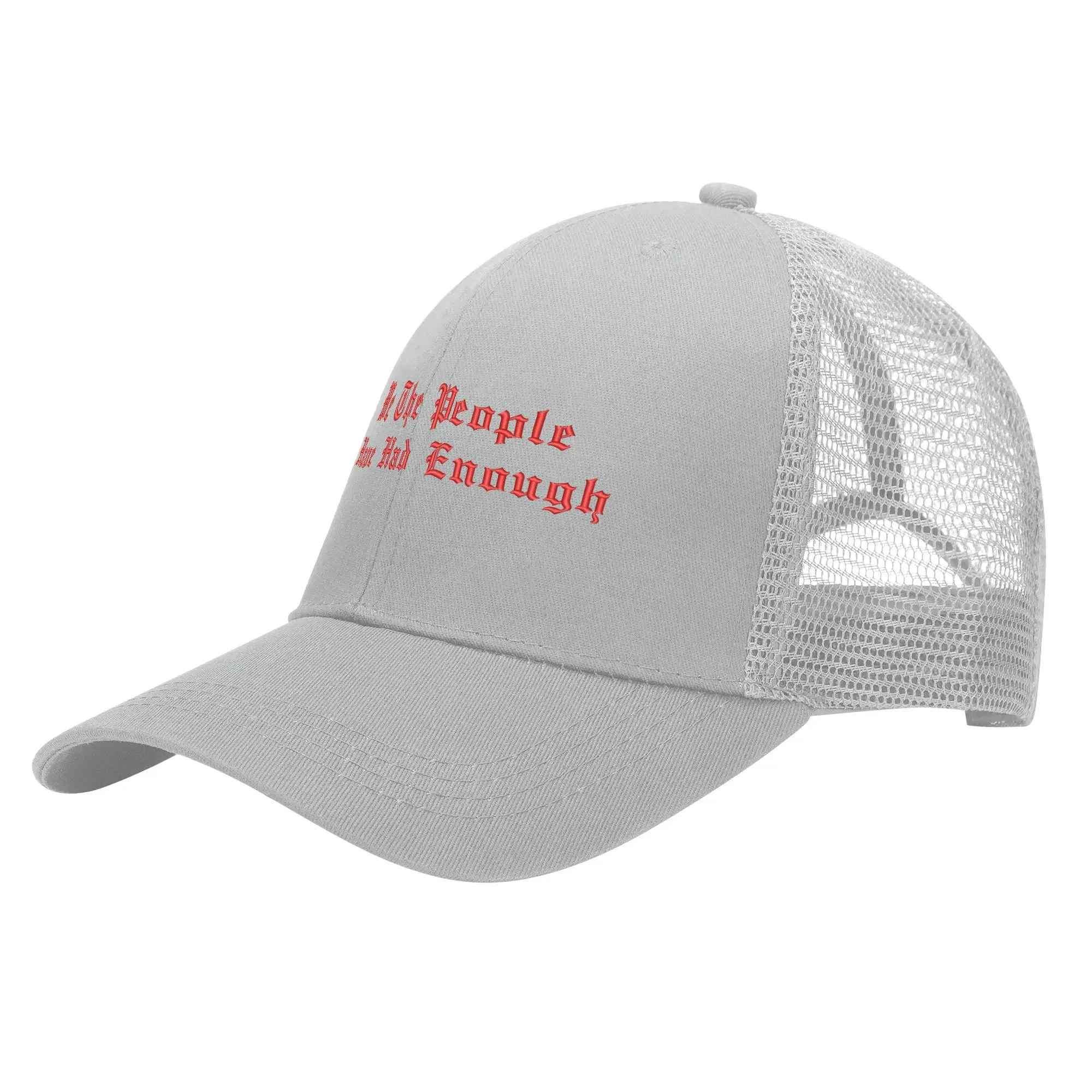 Patriotic Embroidered Trucker Hat