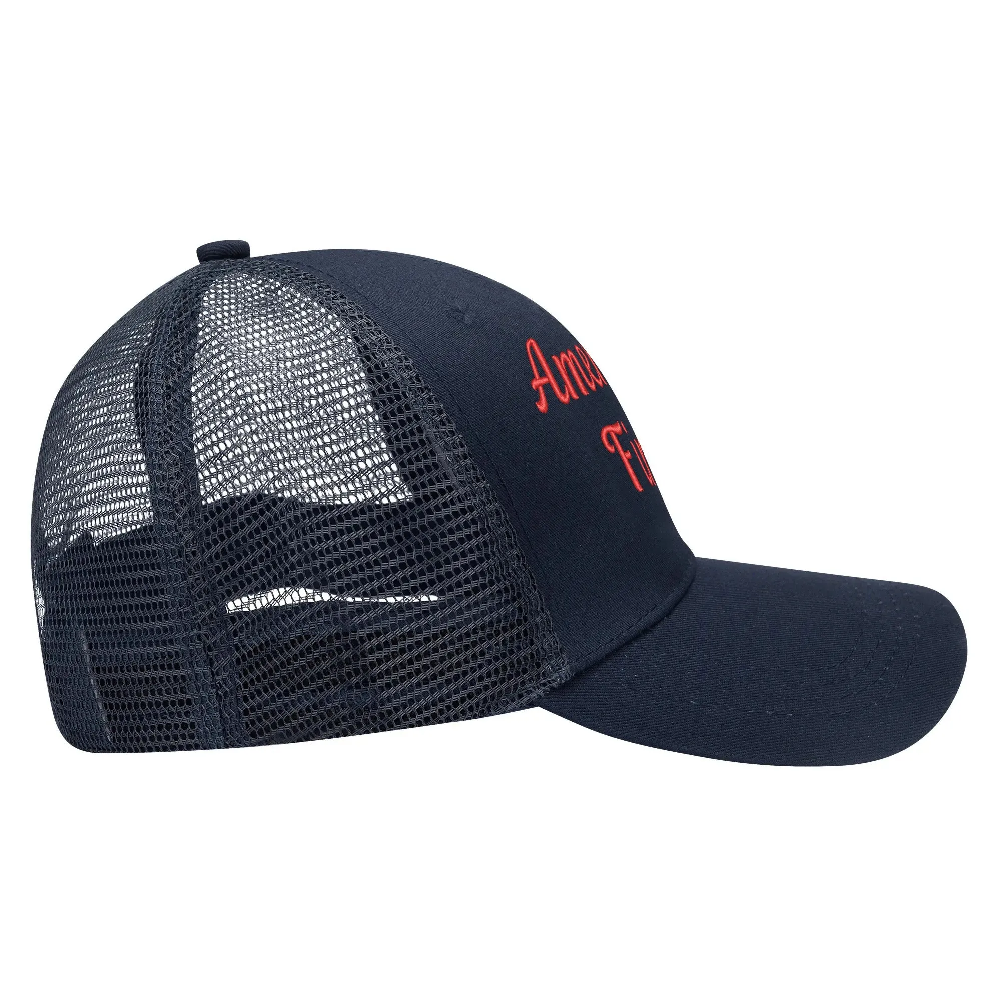 Patriotic Embroidered Trucker Hat