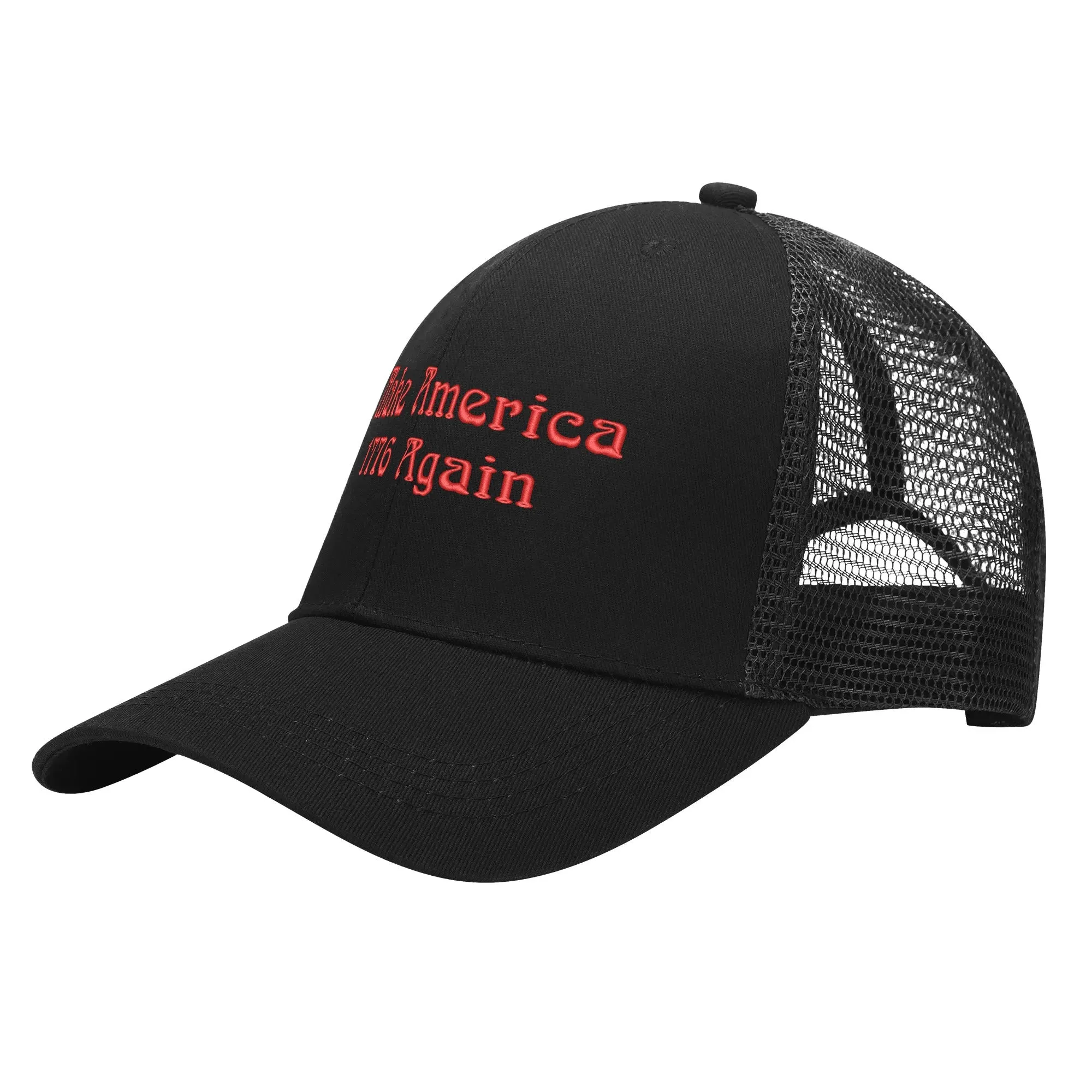 Patriotic Embroidered Trucker Hat