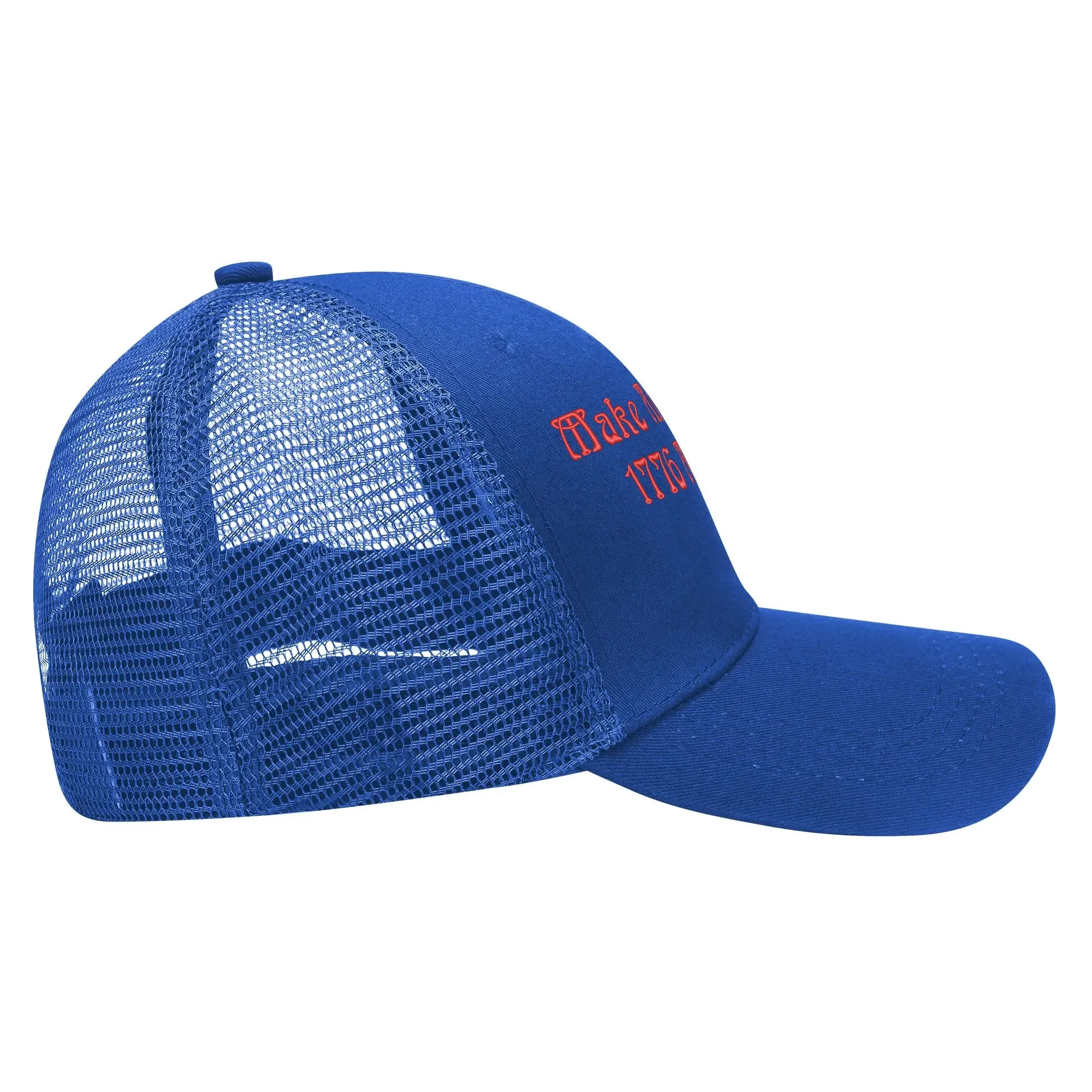 Patriotic Embroidered Trucker Hat