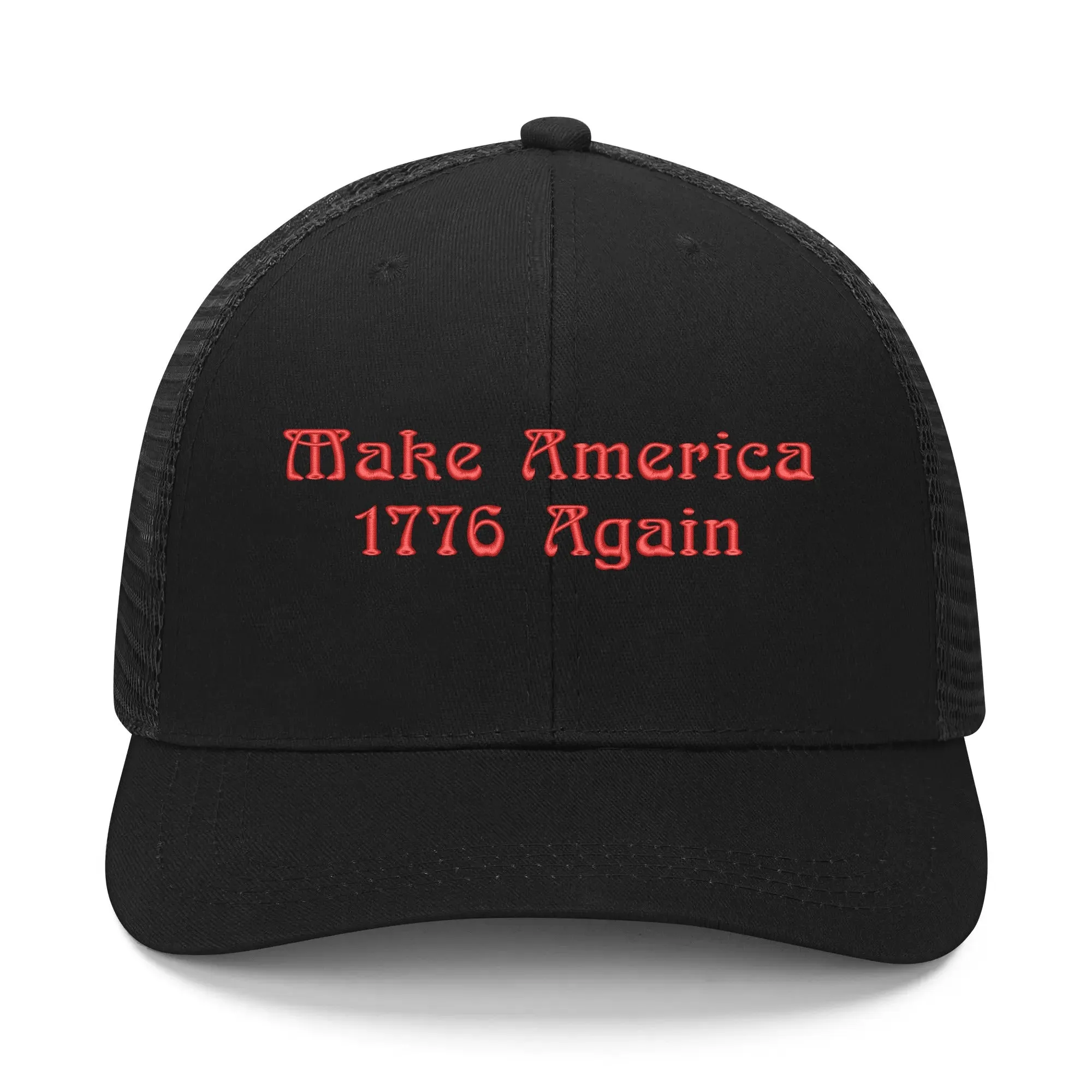 Patriotic Embroidered Trucker Hat