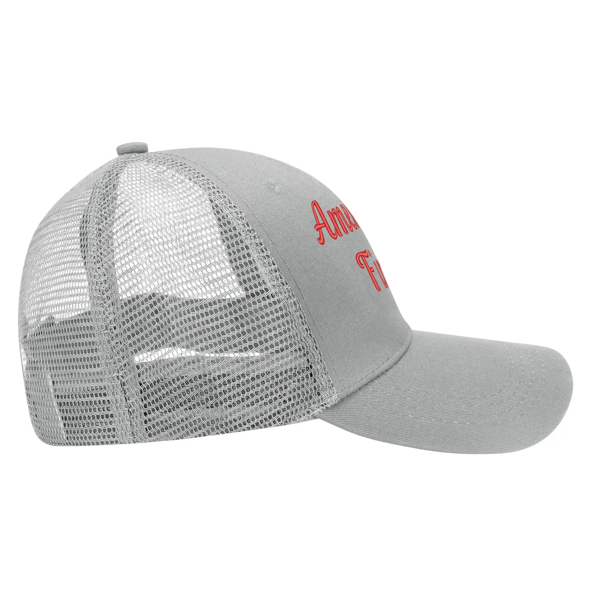 Patriotic Embroidered Trucker Hat