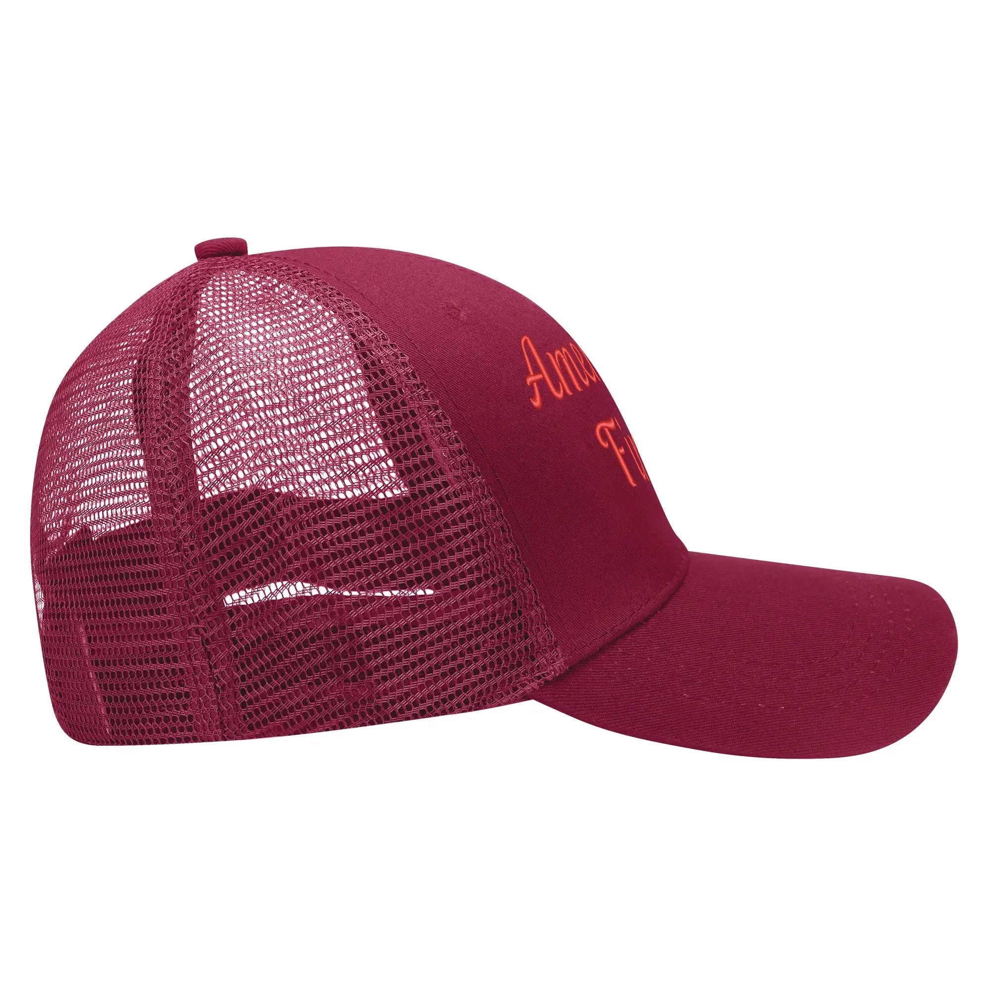 Patriotic Embroidered Trucker Hat