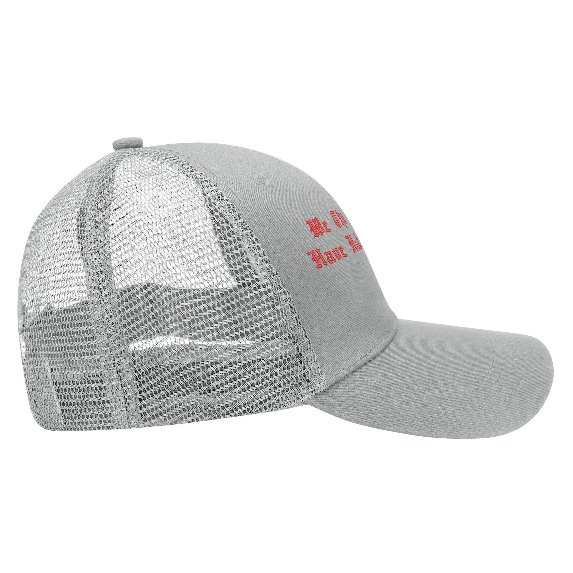 Patriotic Embroidered Trucker Hat
