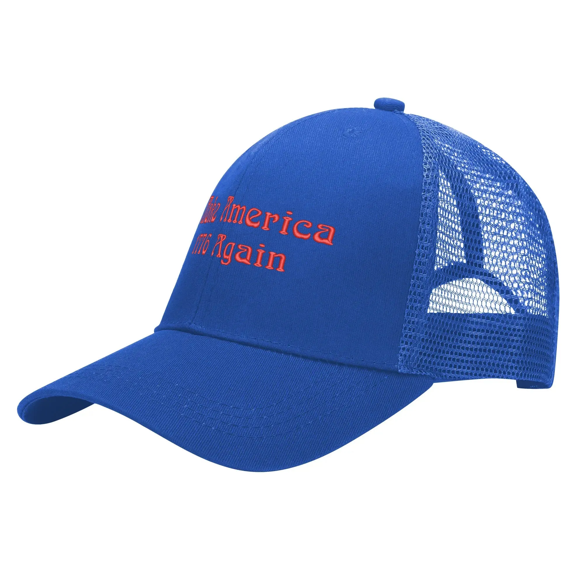 Patriotic Embroidered Trucker Hat