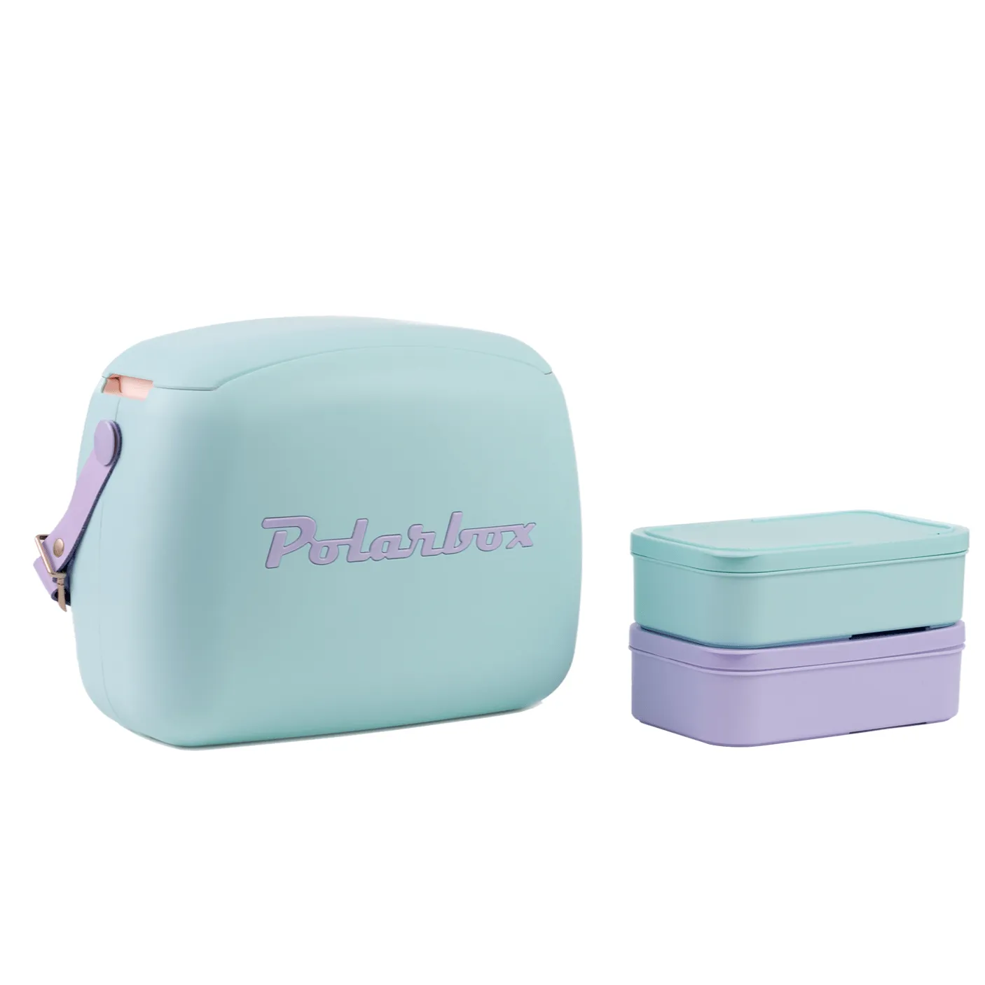 Polarbox CoolerBag & 2 Lunch Box Sky Blue Lilac 6 Liter 10012