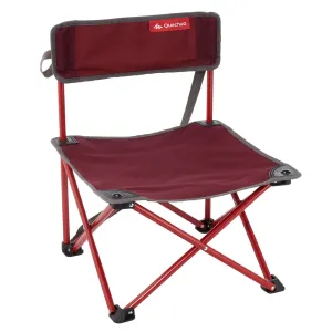 PORTABLE CAMPING CHAIR MH100 - MAROON