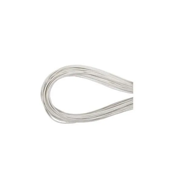 Premium Greek Round Natural Leather Cord - White [EOL]