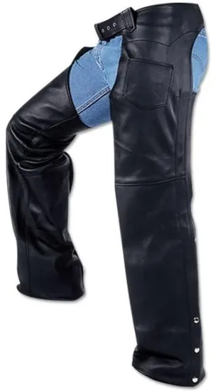 PREMIUM MOTORCYCLE LEATHER CHAP