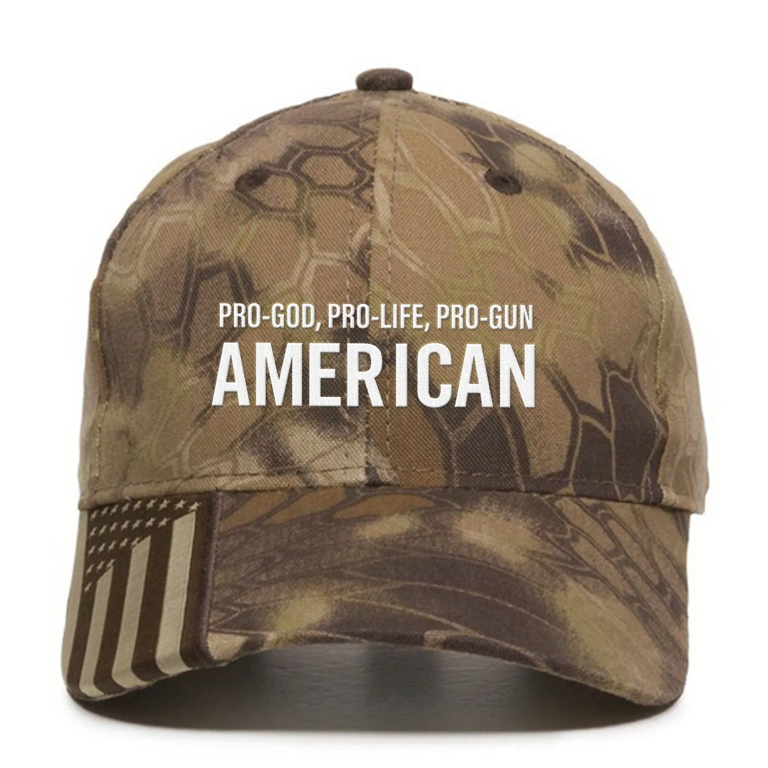 Pro God, Pro Life, Pro Gun American Premium Embroidery Hat