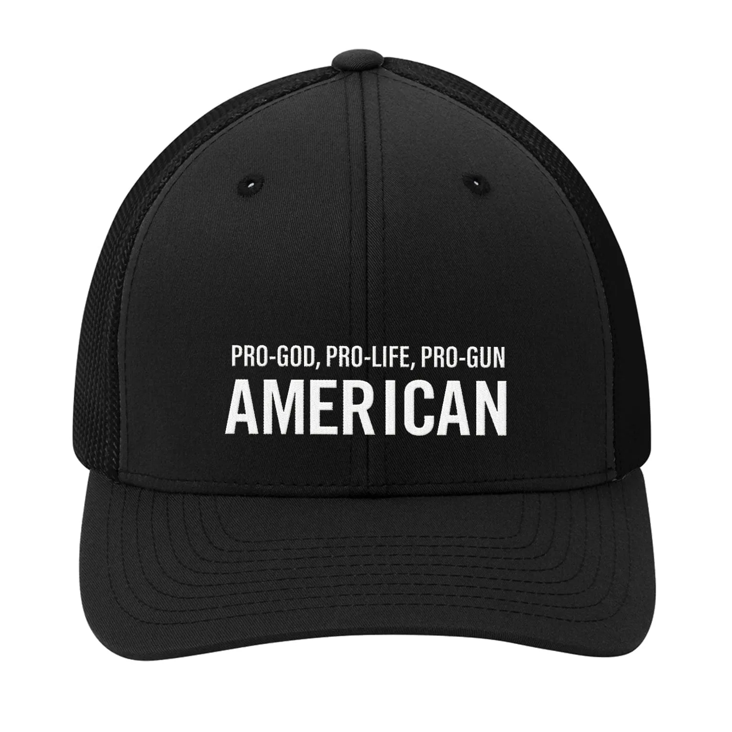 Pro God, Pro Life, Pro Gun American Premium Embroidery Hat