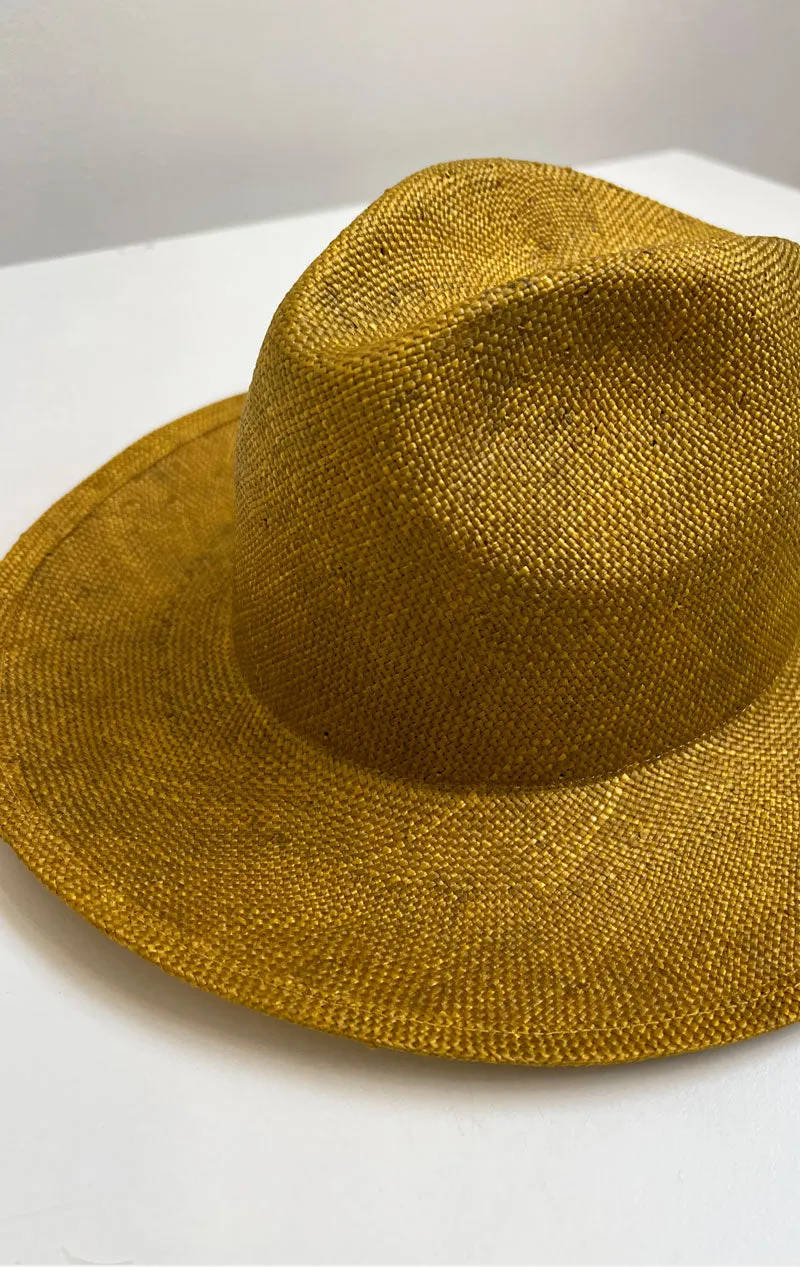Reinhard Plank Hat In Ochre 1 left