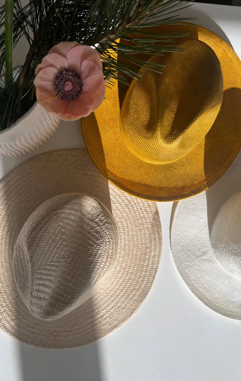 Reinhard Plank Hat In Ochre 1 left