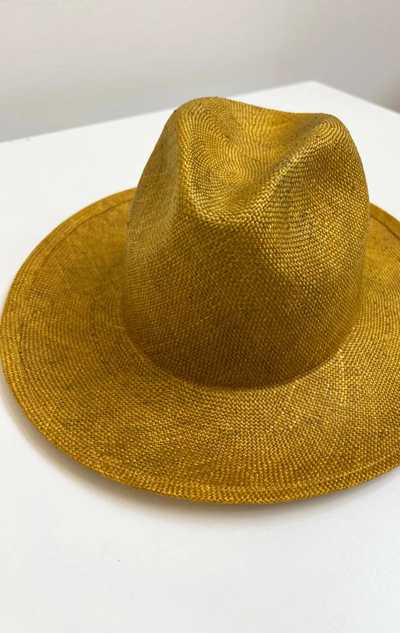 Reinhard Plank Hat In Ochre 1 left
