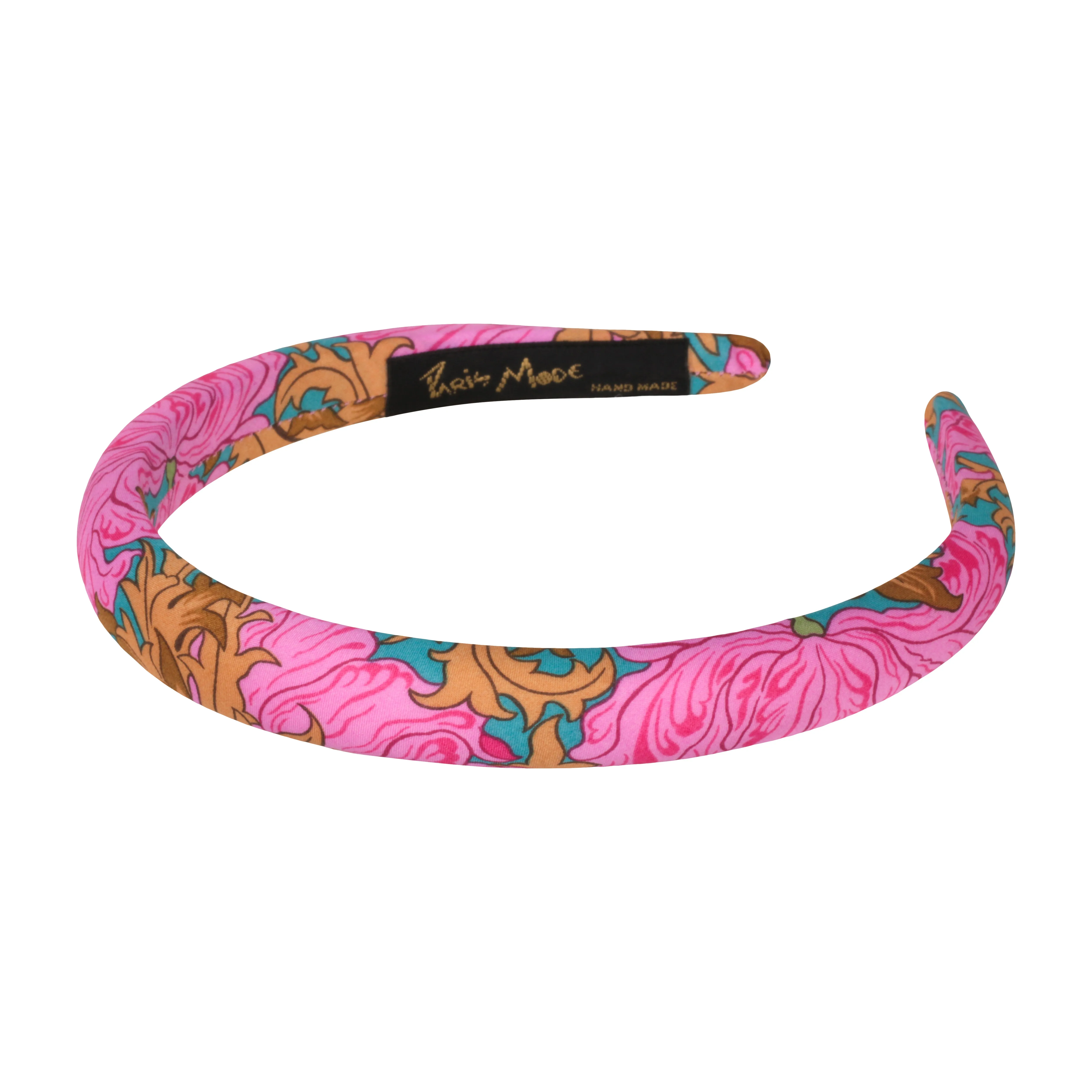 Reverie Pink 1.5 cm Padded Cotton Headband