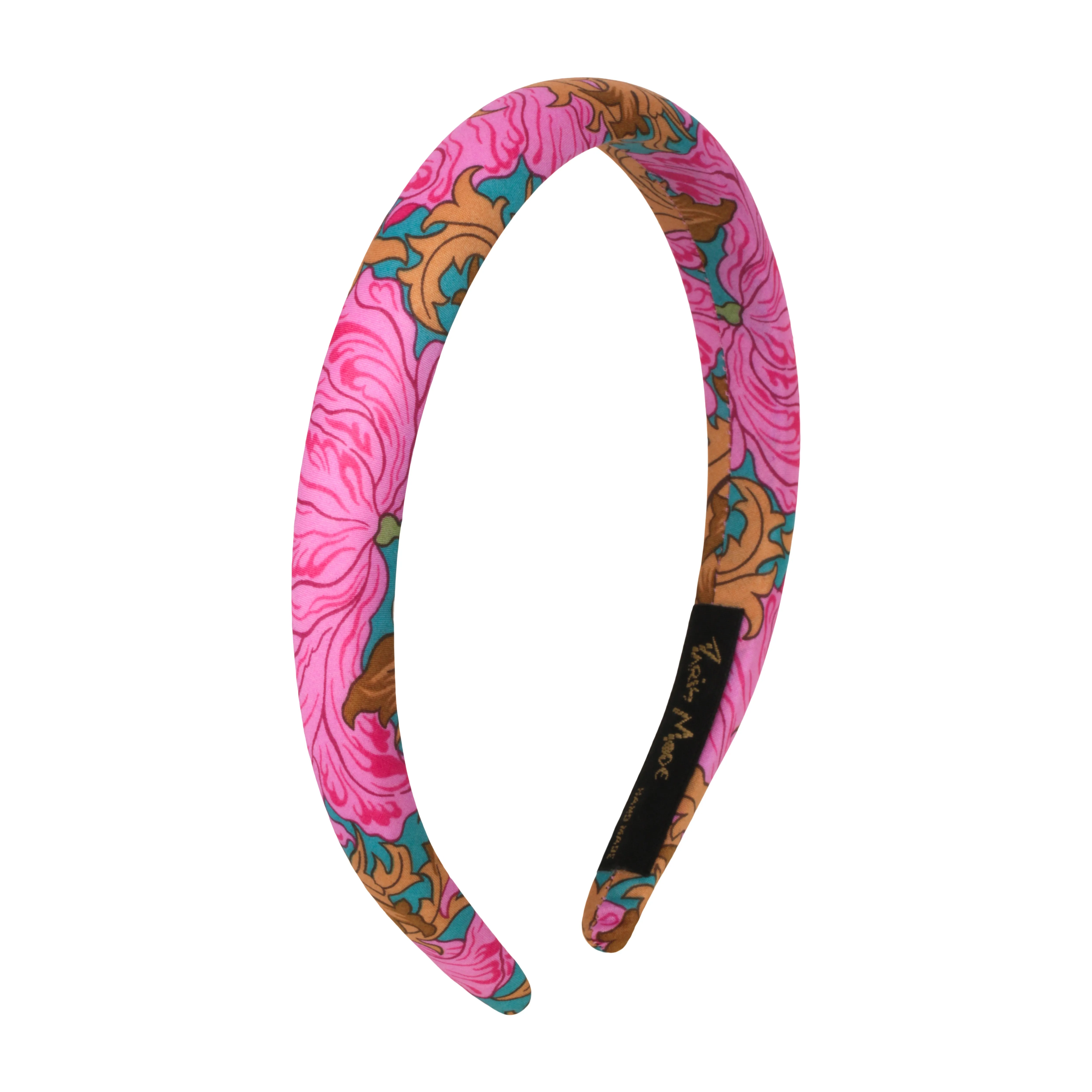 Reverie Pink 1.5 cm Padded Cotton Headband