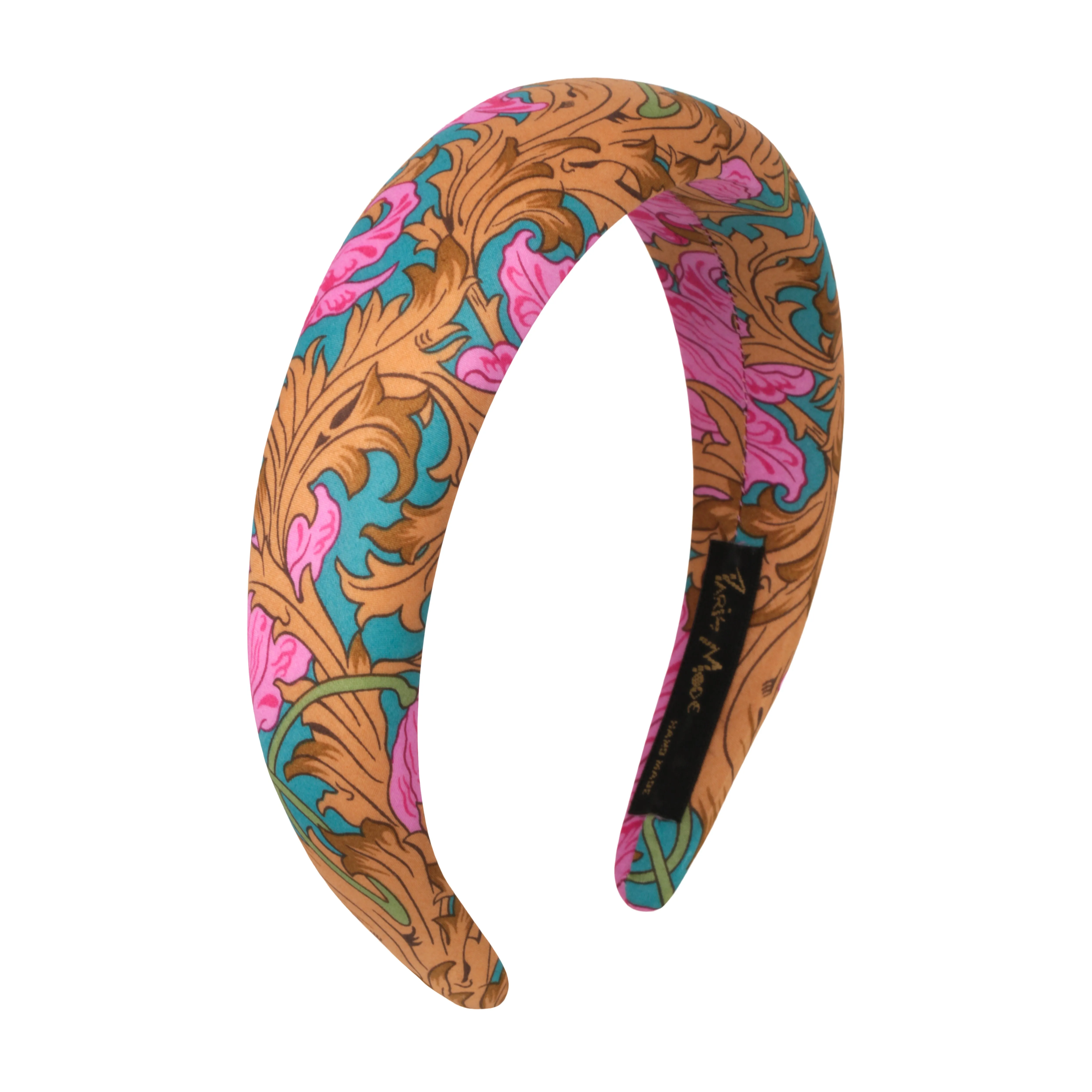 Reverie Pink 4 cm Padded Cotton Headband