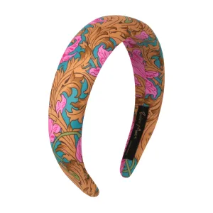 Reverie Pink 4 cm Padded Cotton Headband