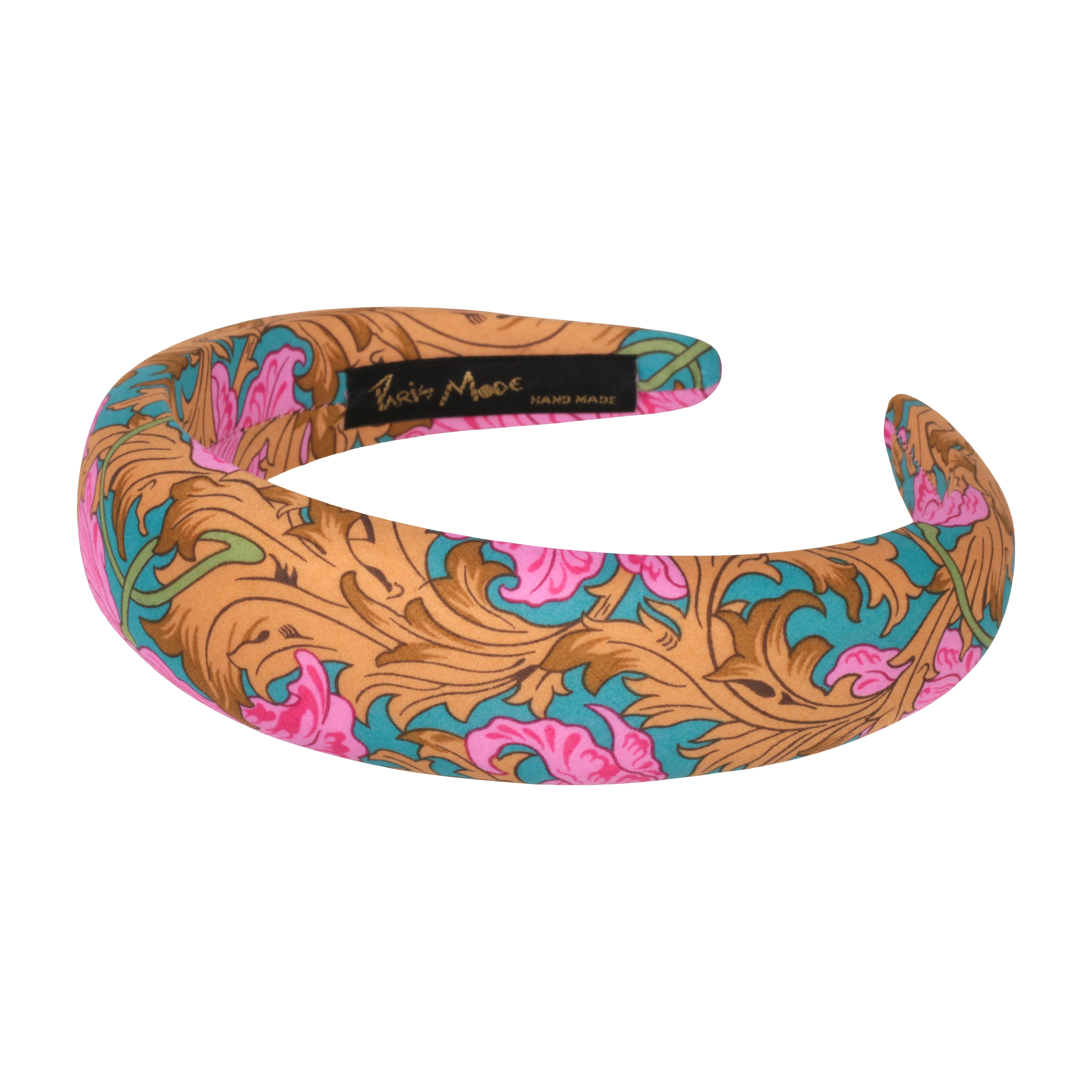 Reverie Pink 4 cm Padded Cotton Headband