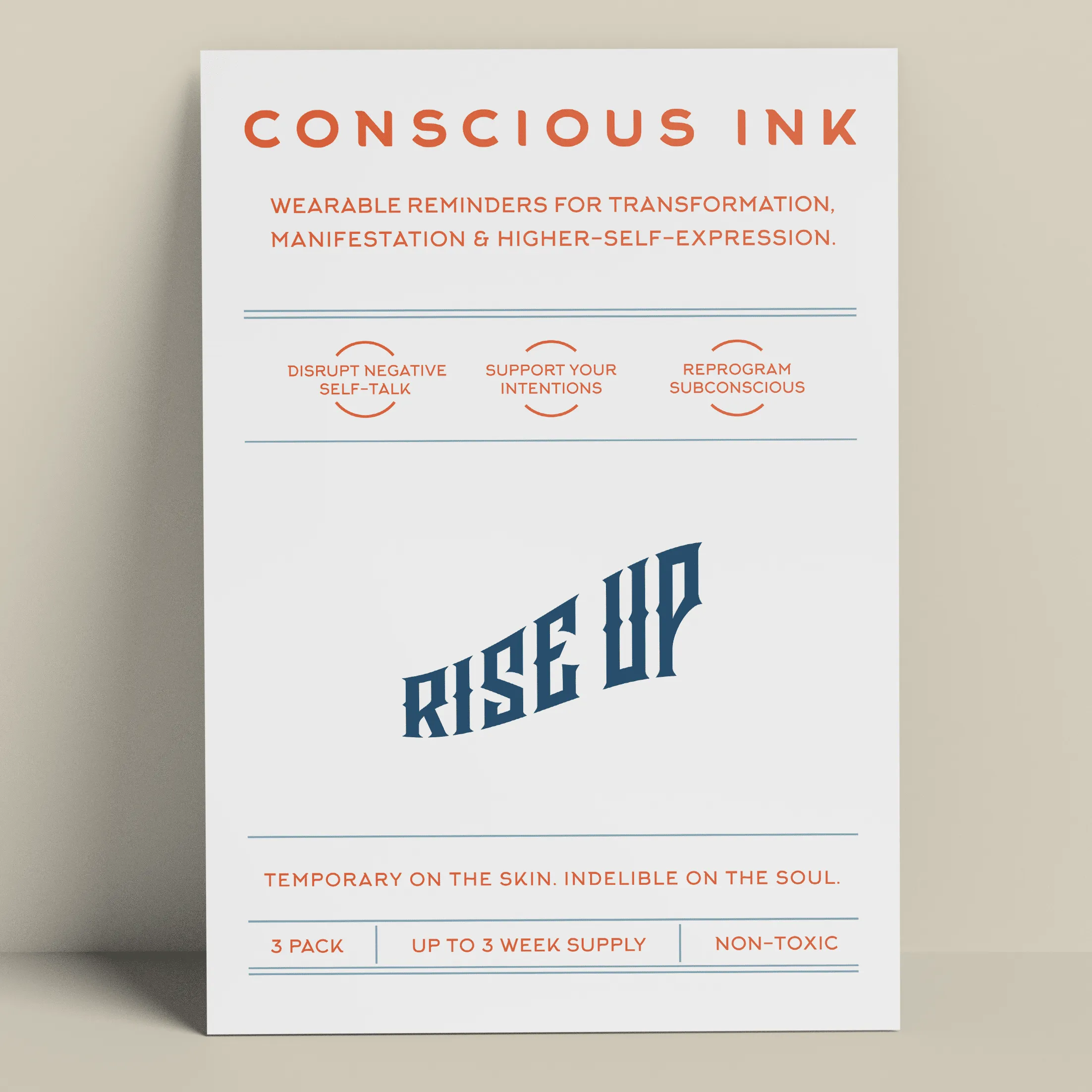 Rise Up Manifest Beanie   Ink
