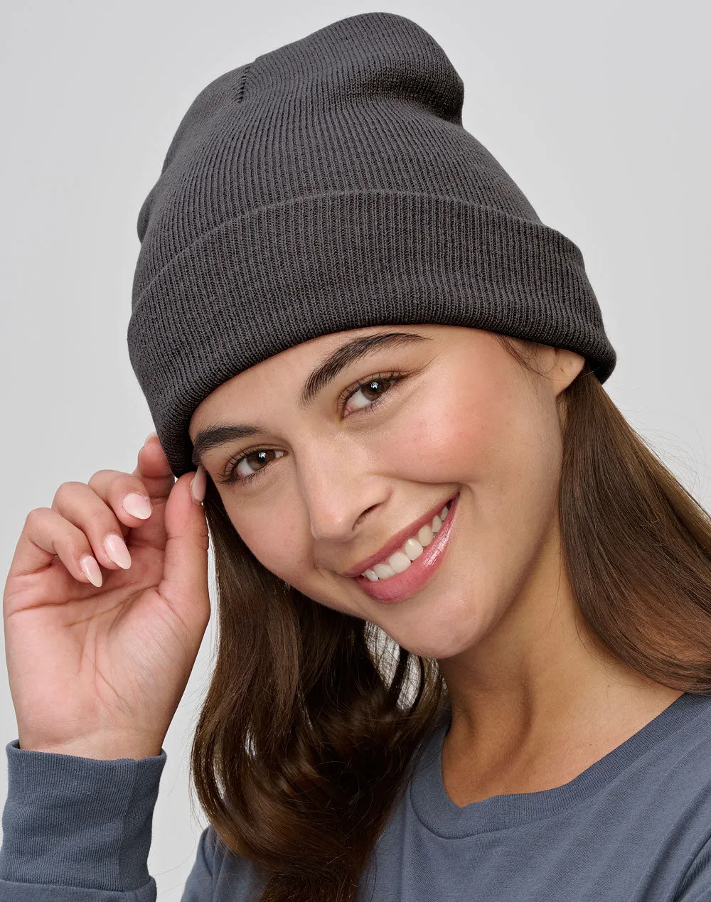 Roll up RPET Knit Beanie
