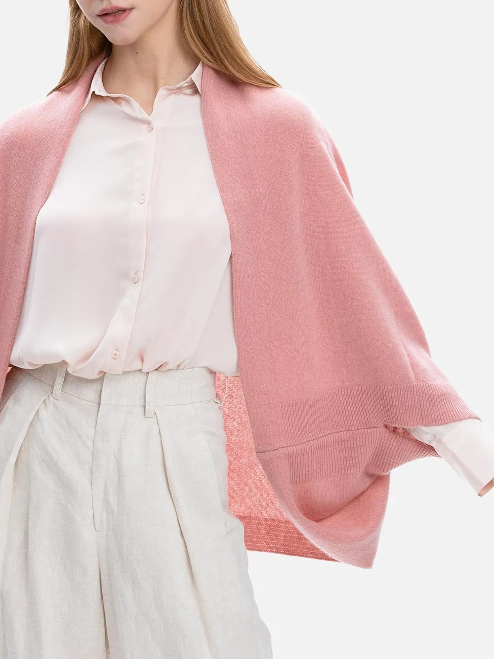 Rose Wearable Cashmere Wrap