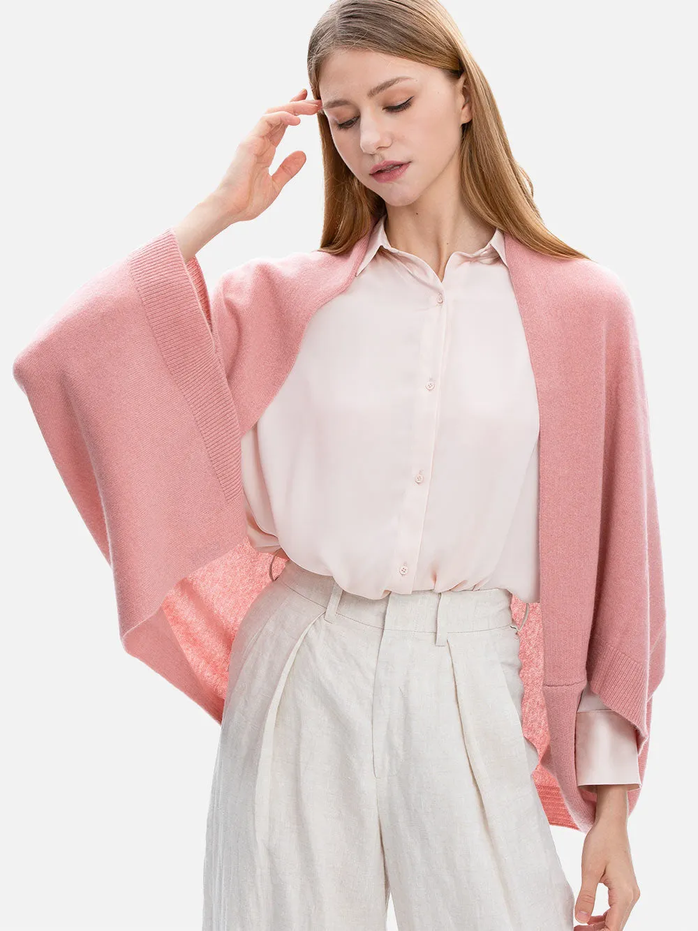 Rose Wearable Cashmere Wrap