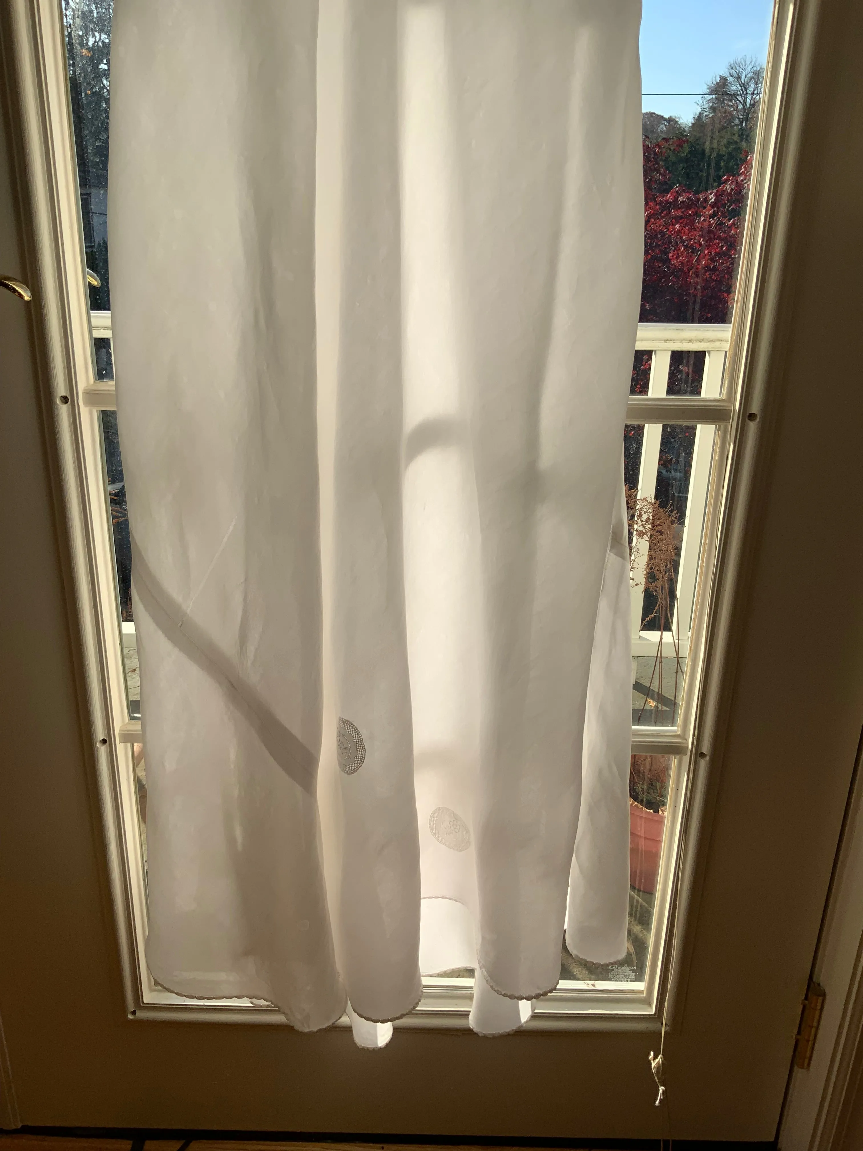 Satin Bridal Nightgown - 40s - 40N
