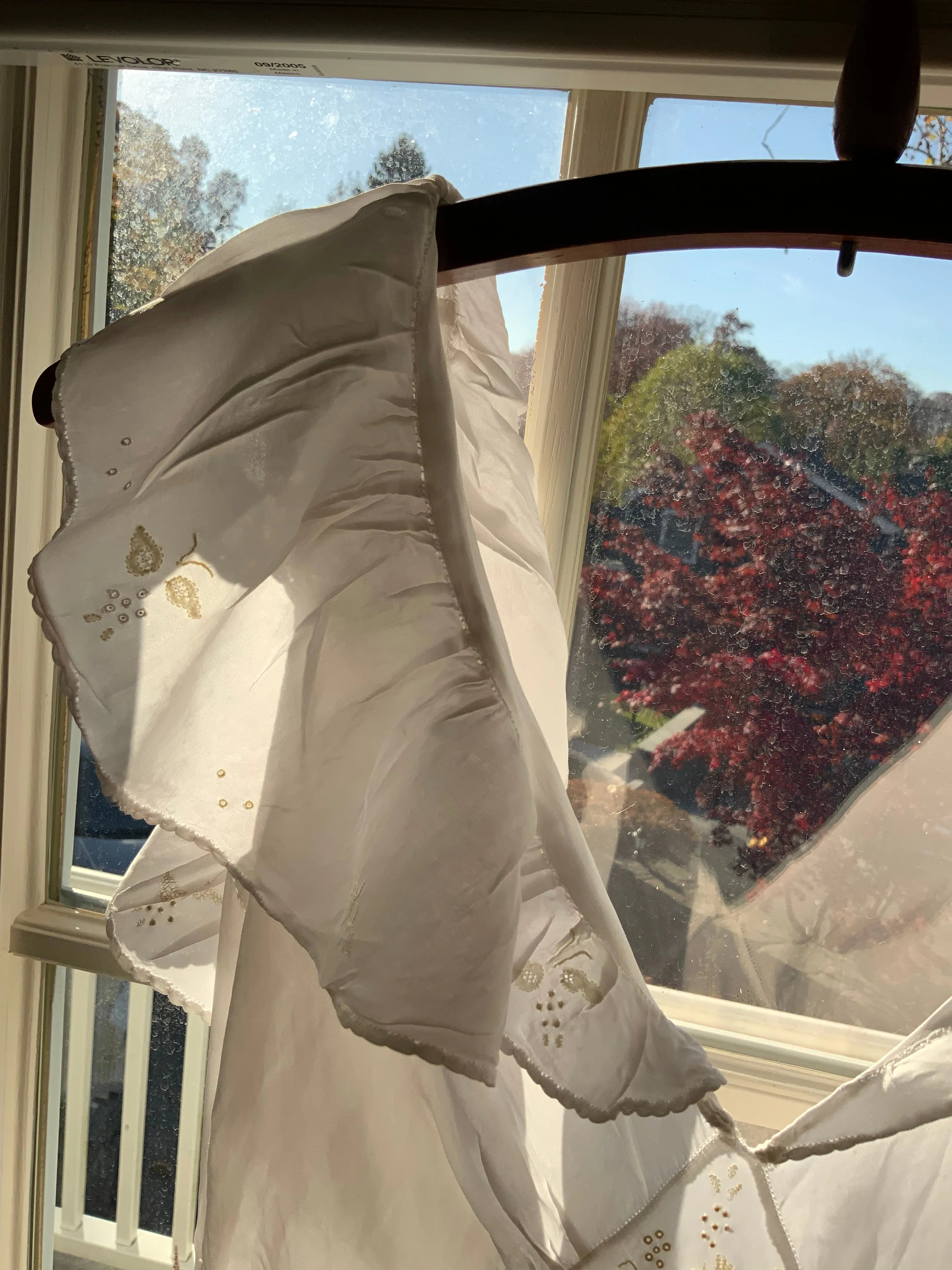 Satin Bridal Nightgown - 40s - 40N