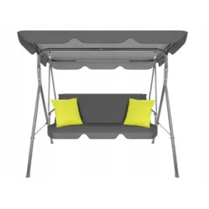 Seagull Garden 3 Seater Metal Swing Chair With Canopy SPF-D-SWING