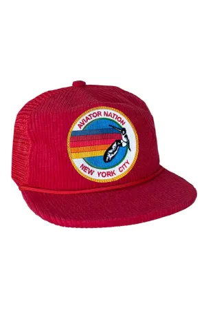 SIGNATURE NEW YORK CITY - VINTAGE CORDUROY MESH TRUCKER