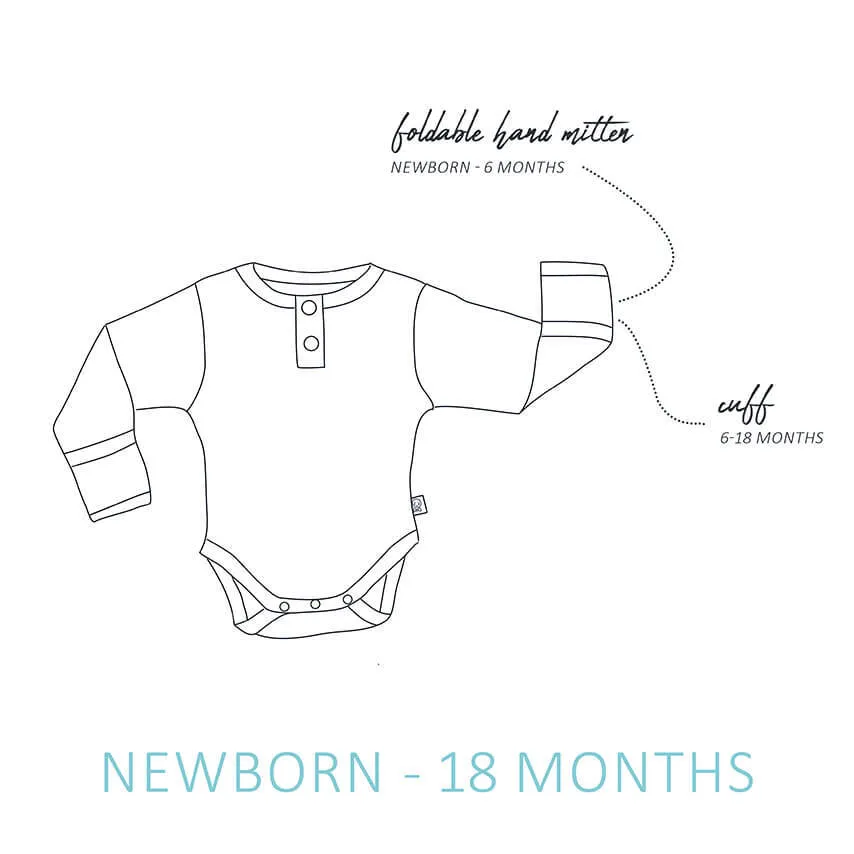 Snuggle Hunny Organic Ribbed Long Sleeve Bodysuit - Rose