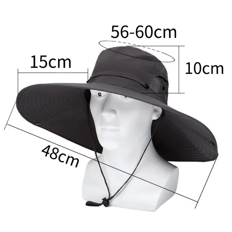 Summer 15CM Large Brim Sun Hat