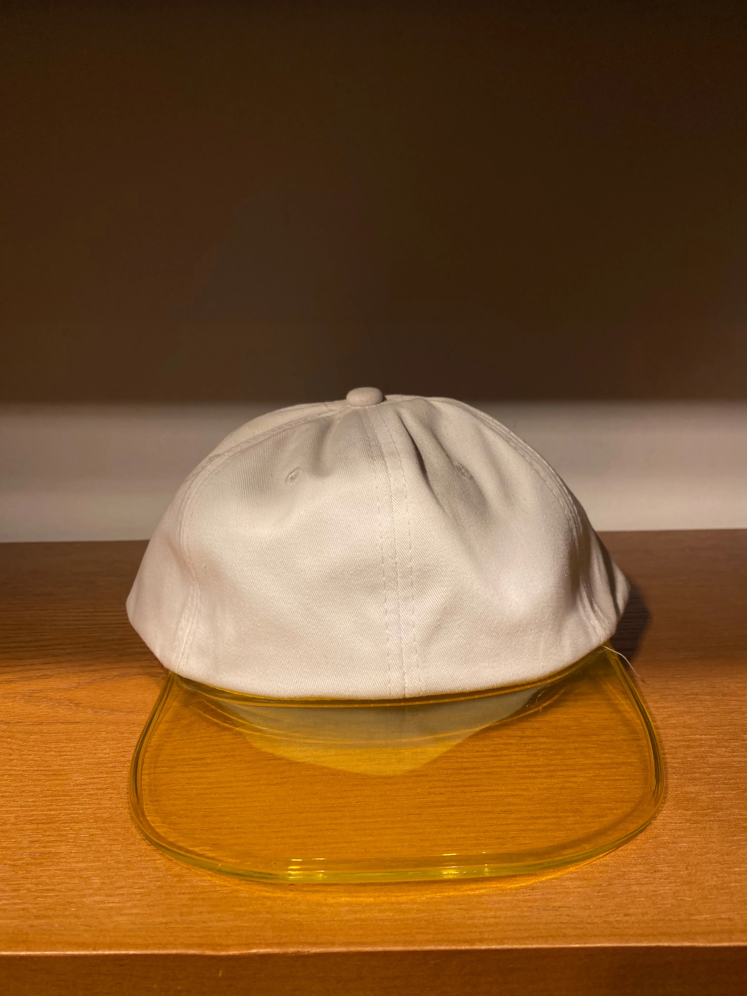 SUNS Stitched Transparent Brim Baseball Cap Fun Hat-Adjustable Hat