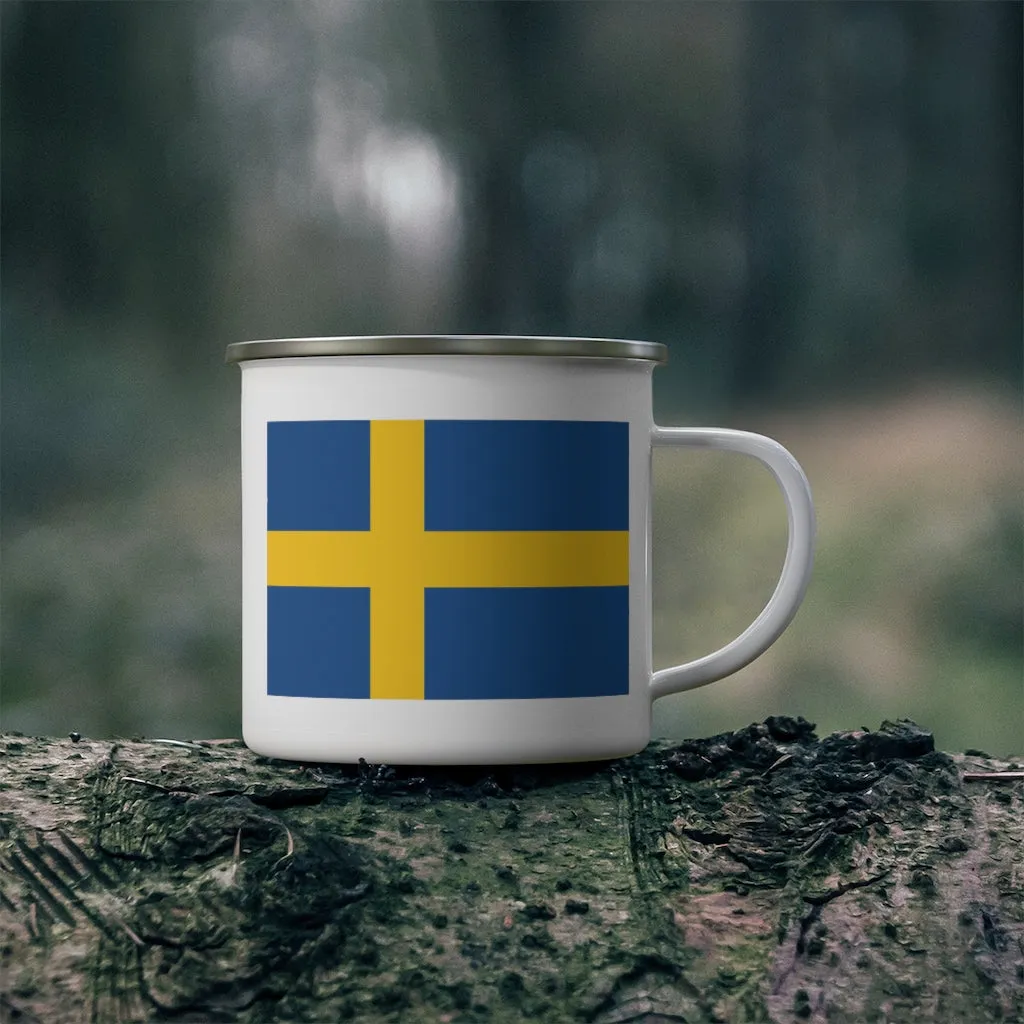 Swedish Flag Camping Mug