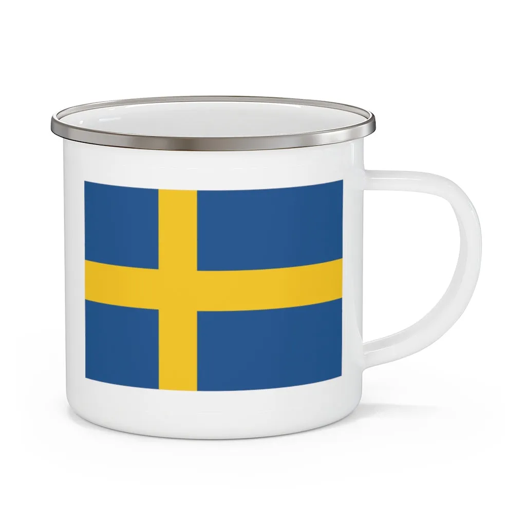 Swedish Flag Camping Mug