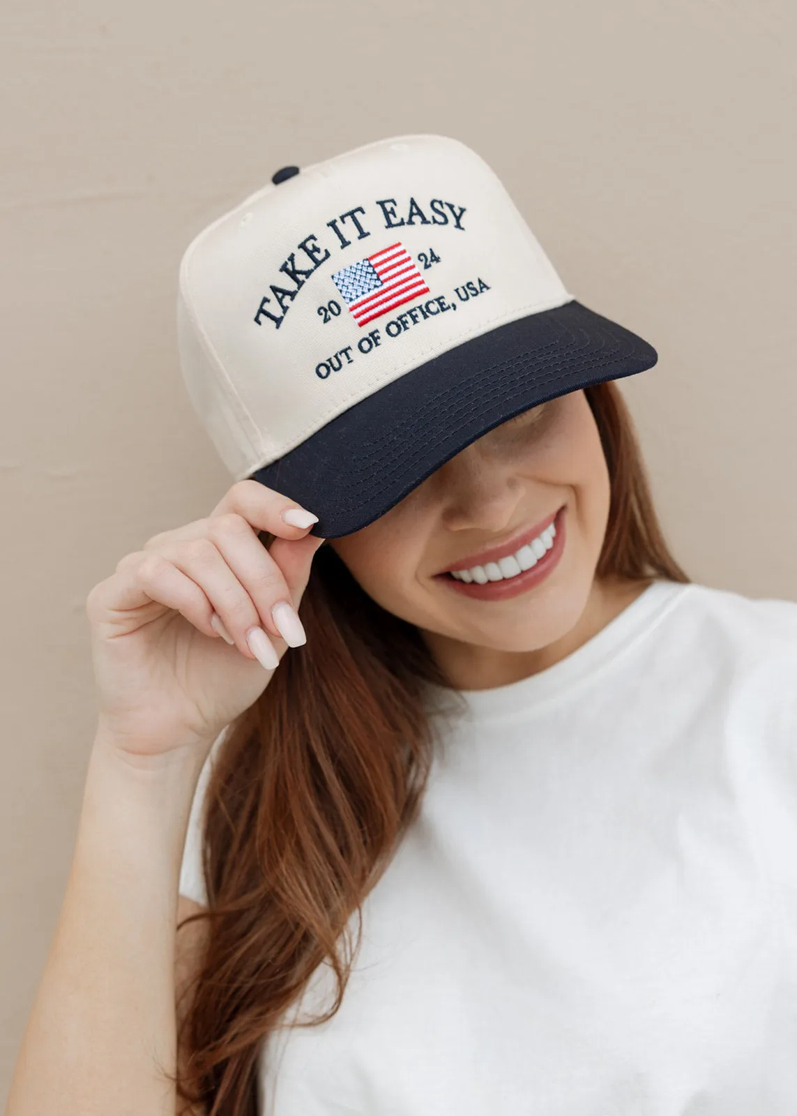 Take It Easy Vintage Trucker Hat