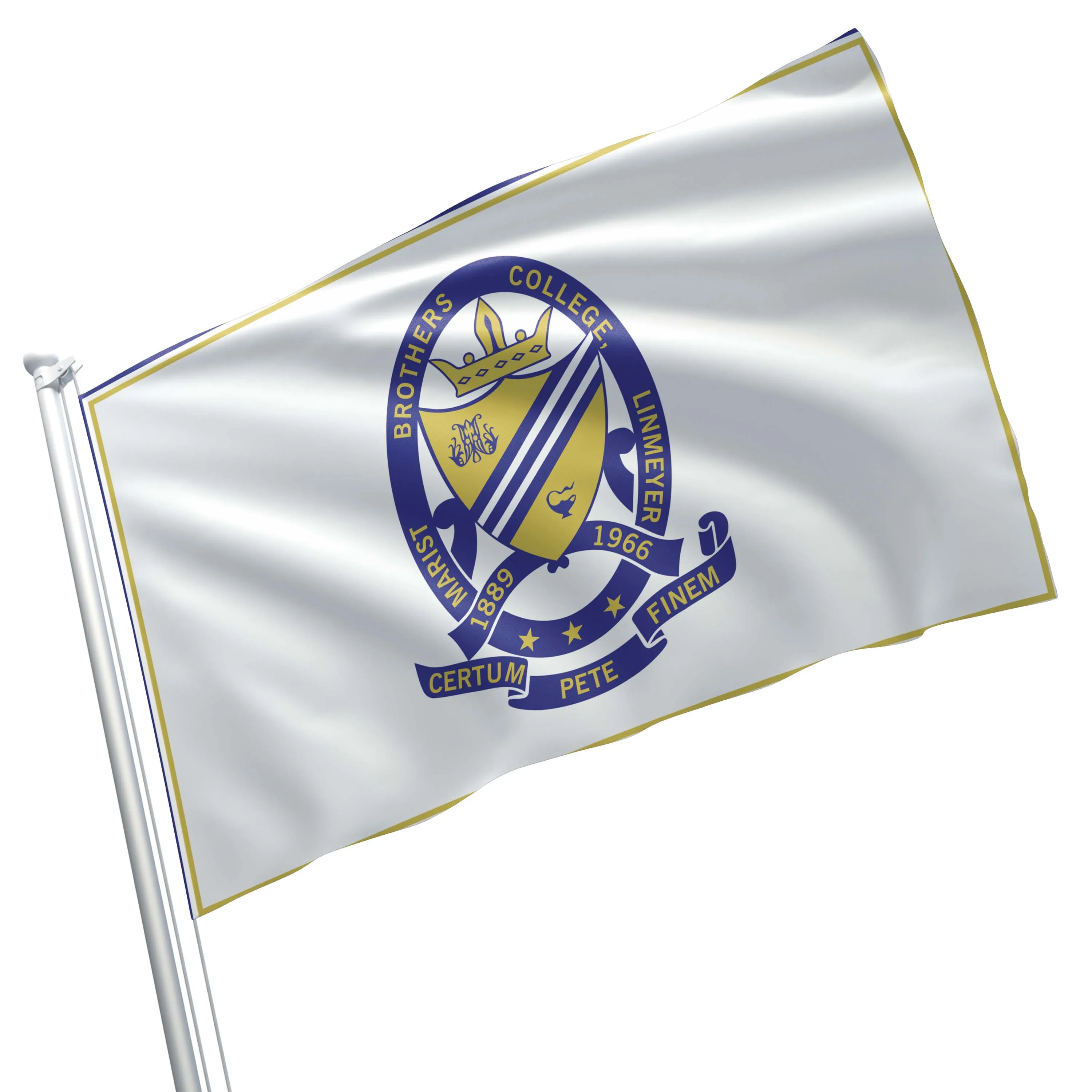 The Marist Brothers of the Schools International Community of Catholic Religious Institute of Brothers Flag Banner